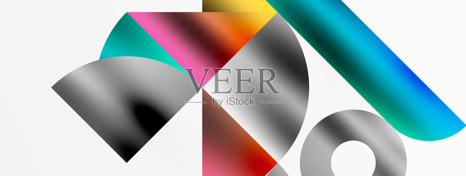 马赛克图案构图和谐插画图片素材