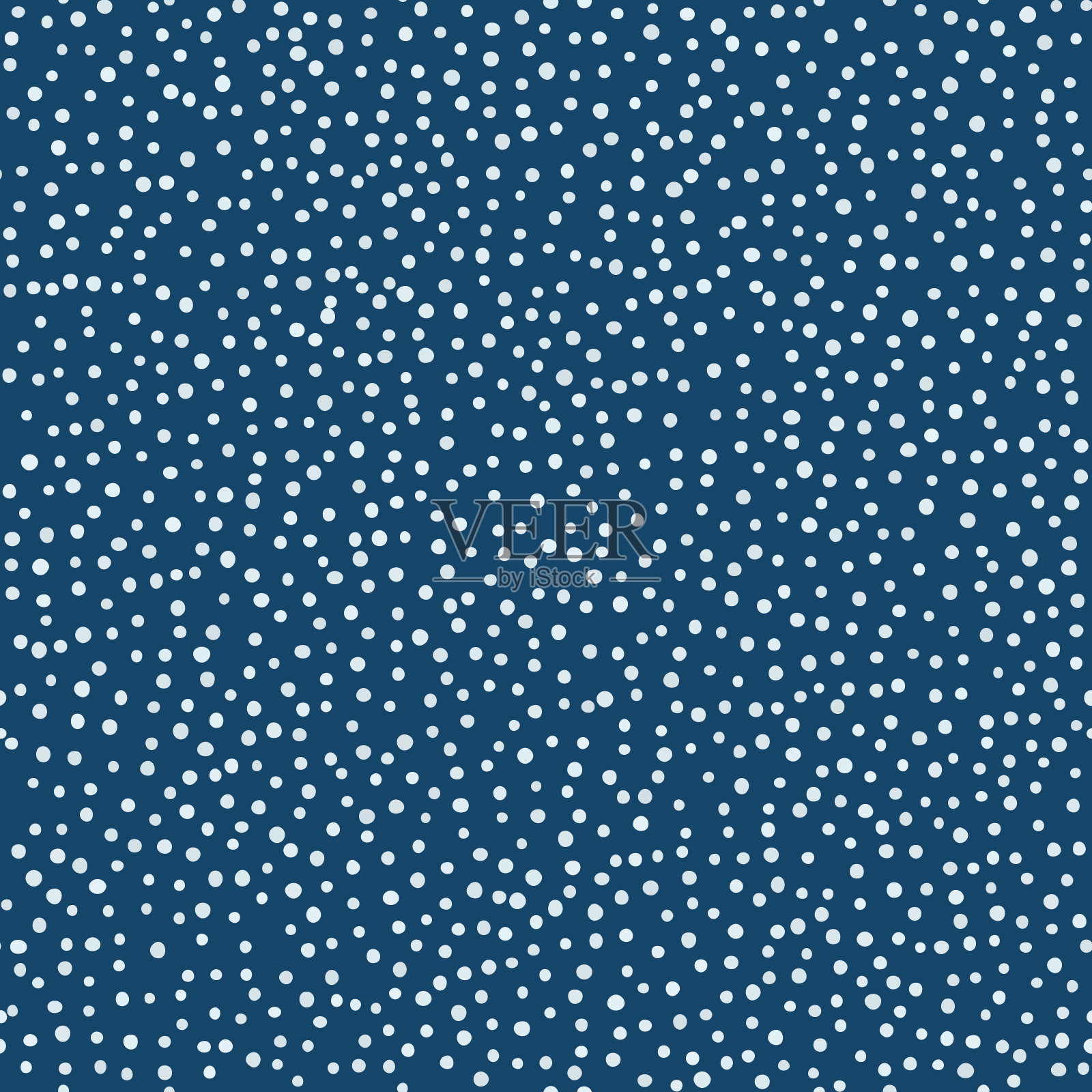 抽象点画无缝背景。冬天，圣诞节，天空插画图片素材