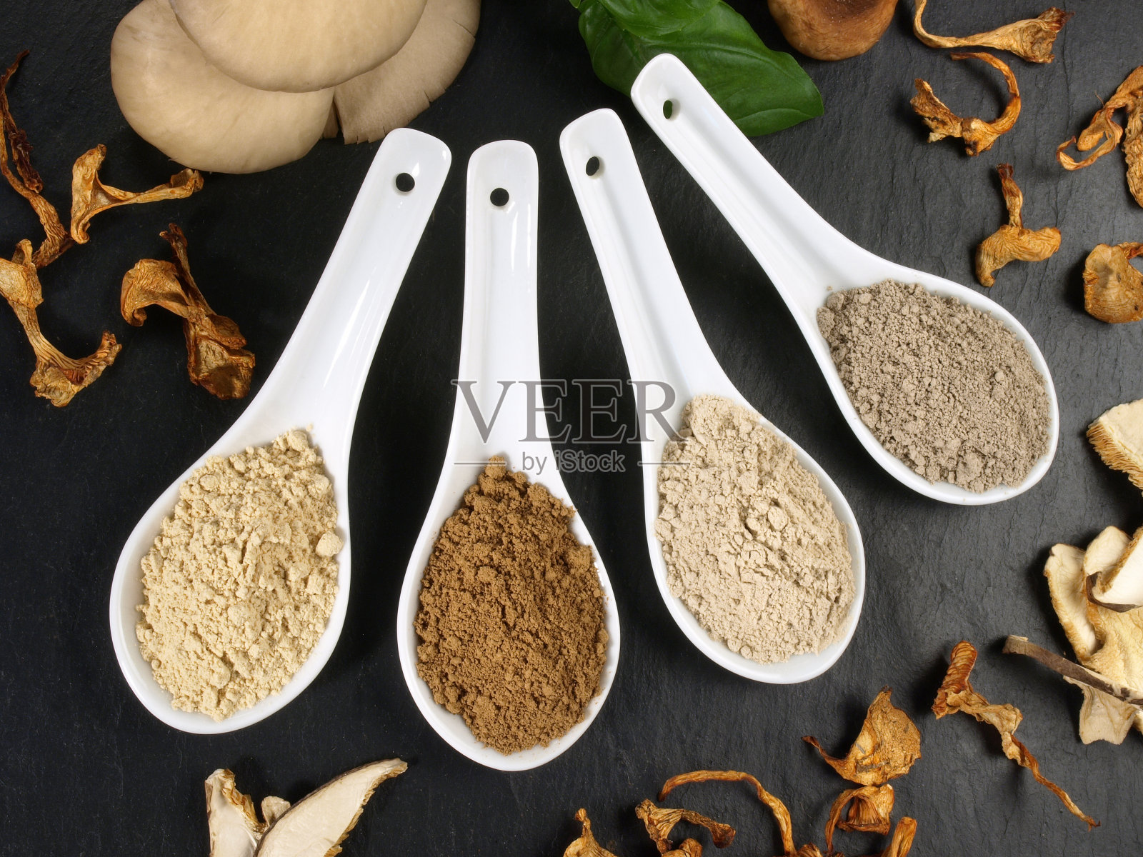 药菇粉——健康营养照片摄影图片