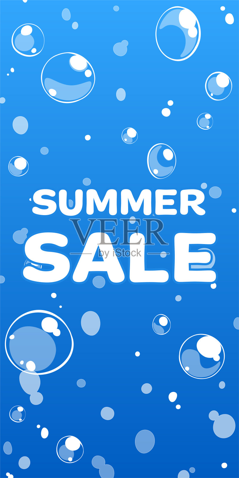 水下气泡的背景插图插画图片素材