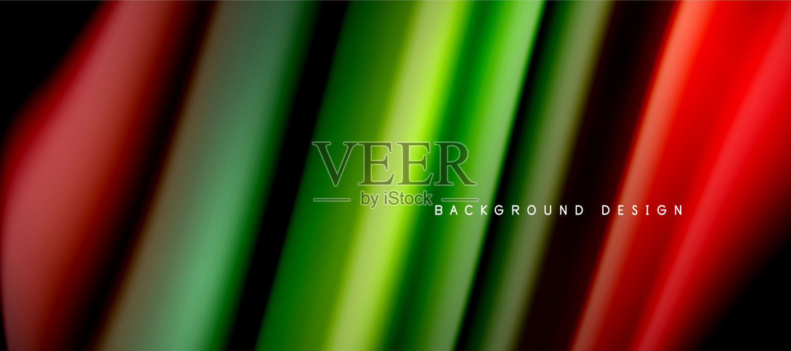 彩虹色波浪线上的黑色科技或插画图片素材