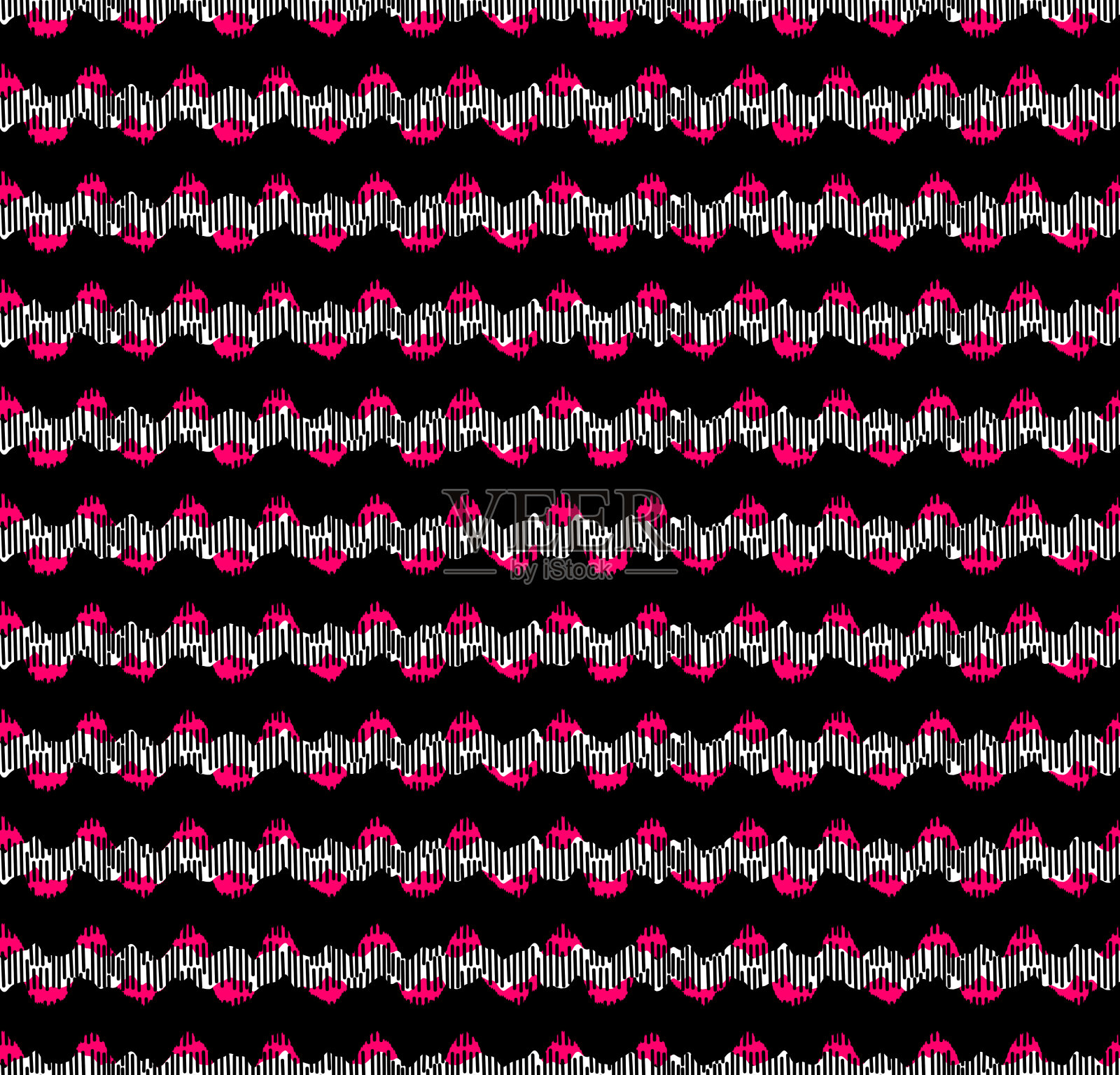 无缝的雪佛龙背景图案。几何线条印花。插画图片素材