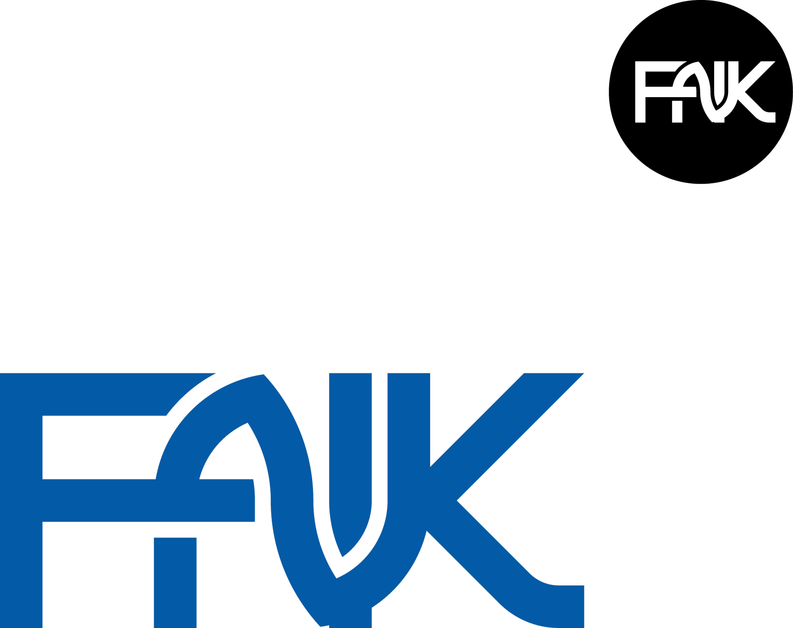 字母FNK字母组合标志设计设计元素图片