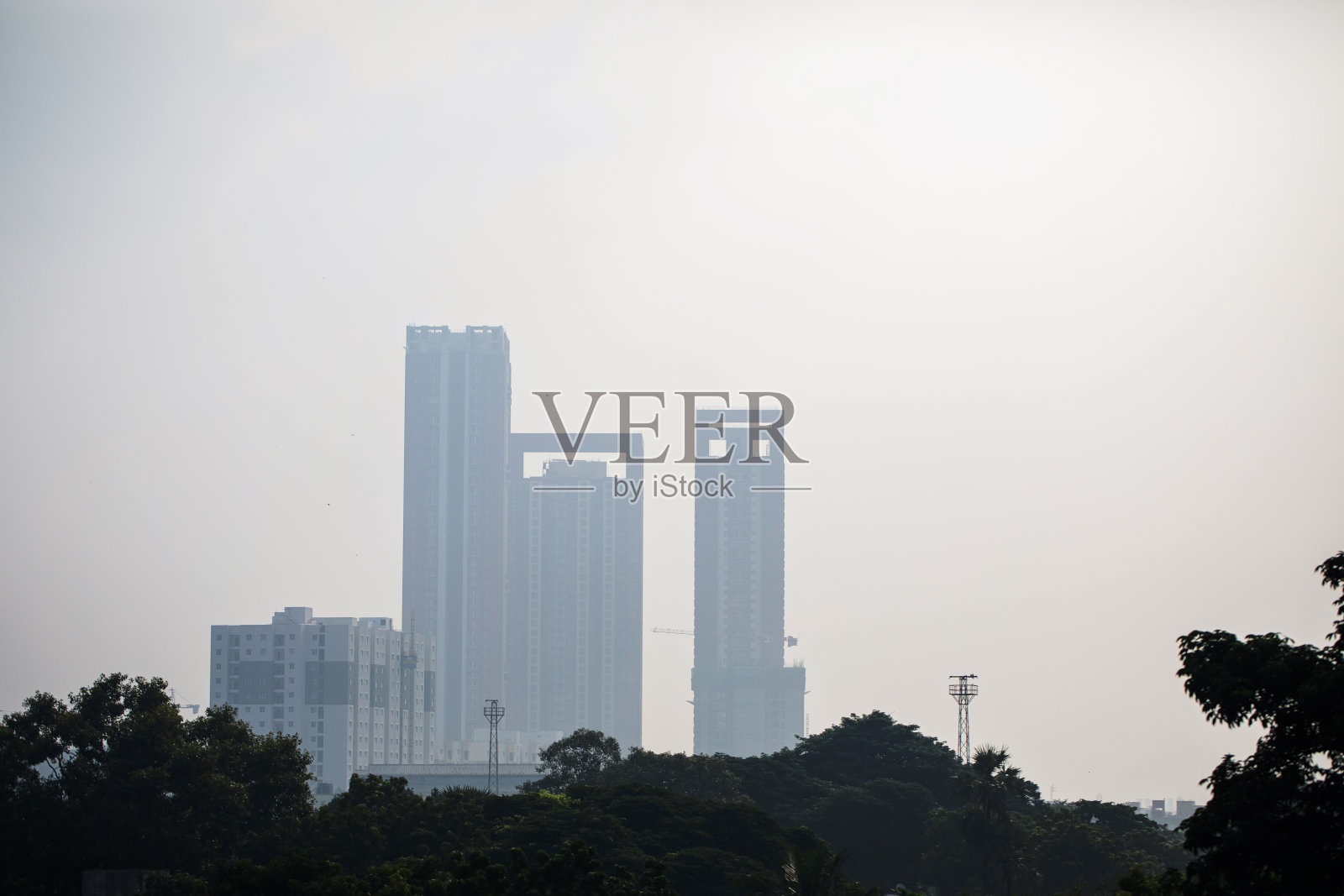 烟雾弥漫的印度照片摄影图片