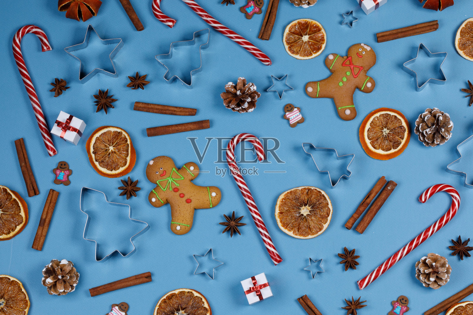 圣诞食品架照片摄影图片