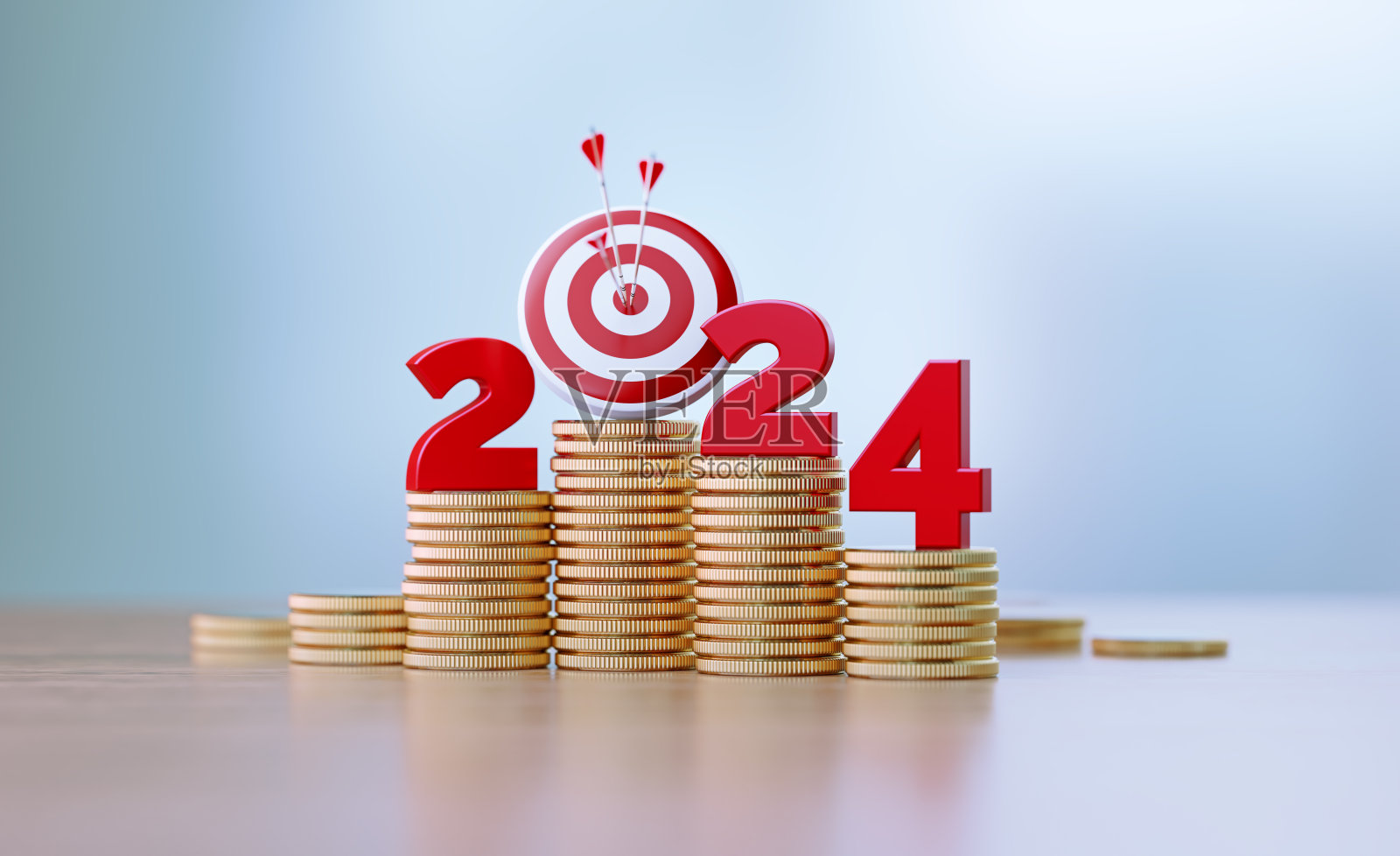 2024和红牛的眼睛目标在散焦背景照片摄影图片