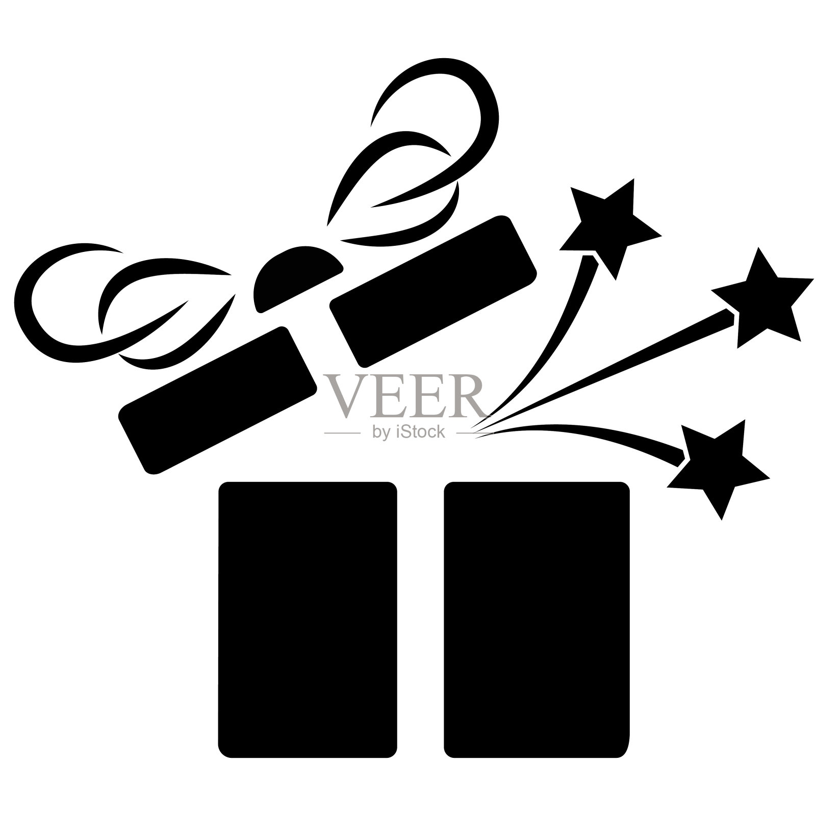 向量圣诞插图上的透明背景，新年插图插画图片素材