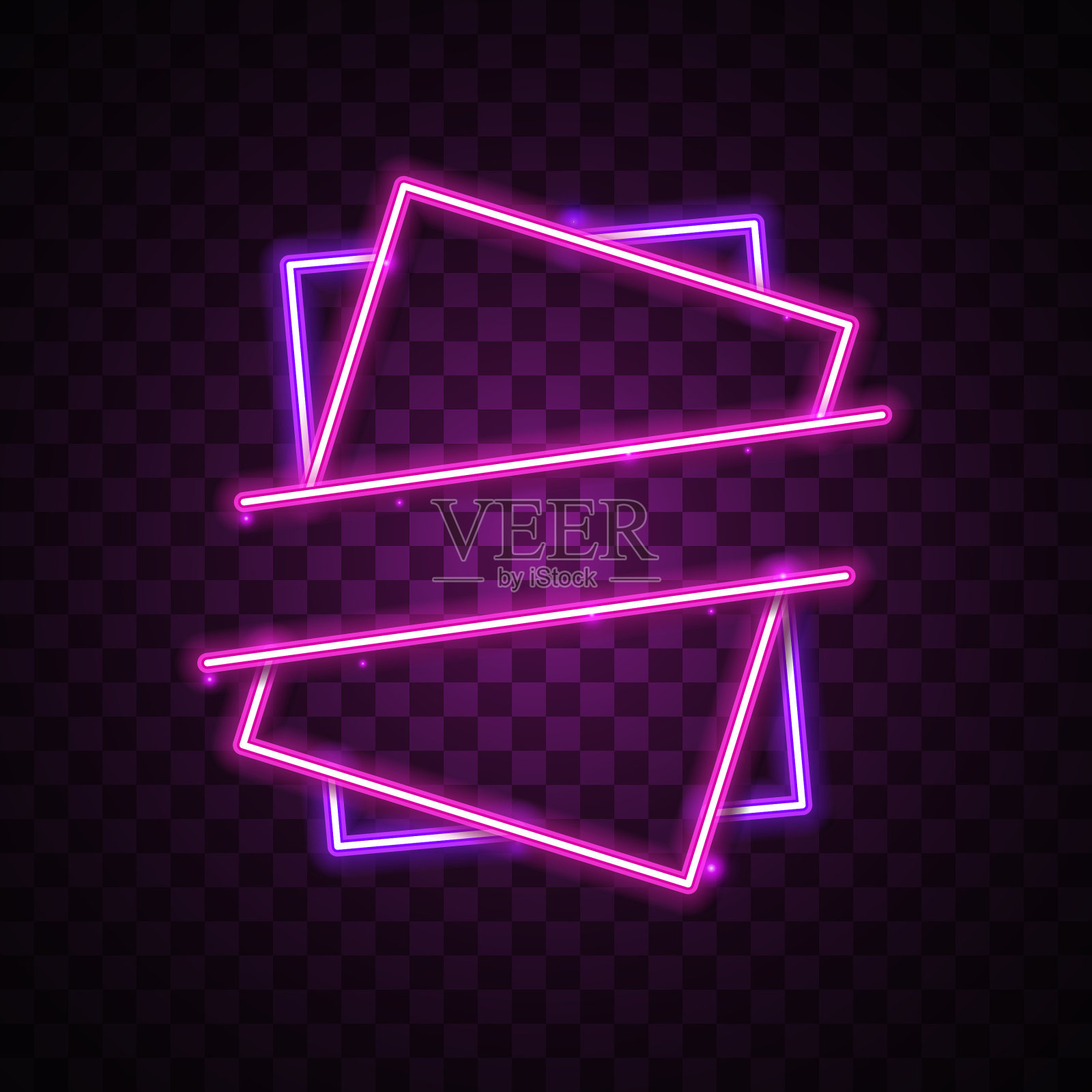 矢量的抽象几何横幅。插画图片素材