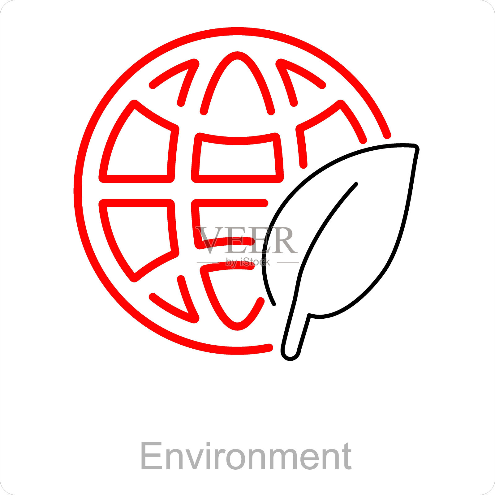 环境与生态图标概念插画图片素材