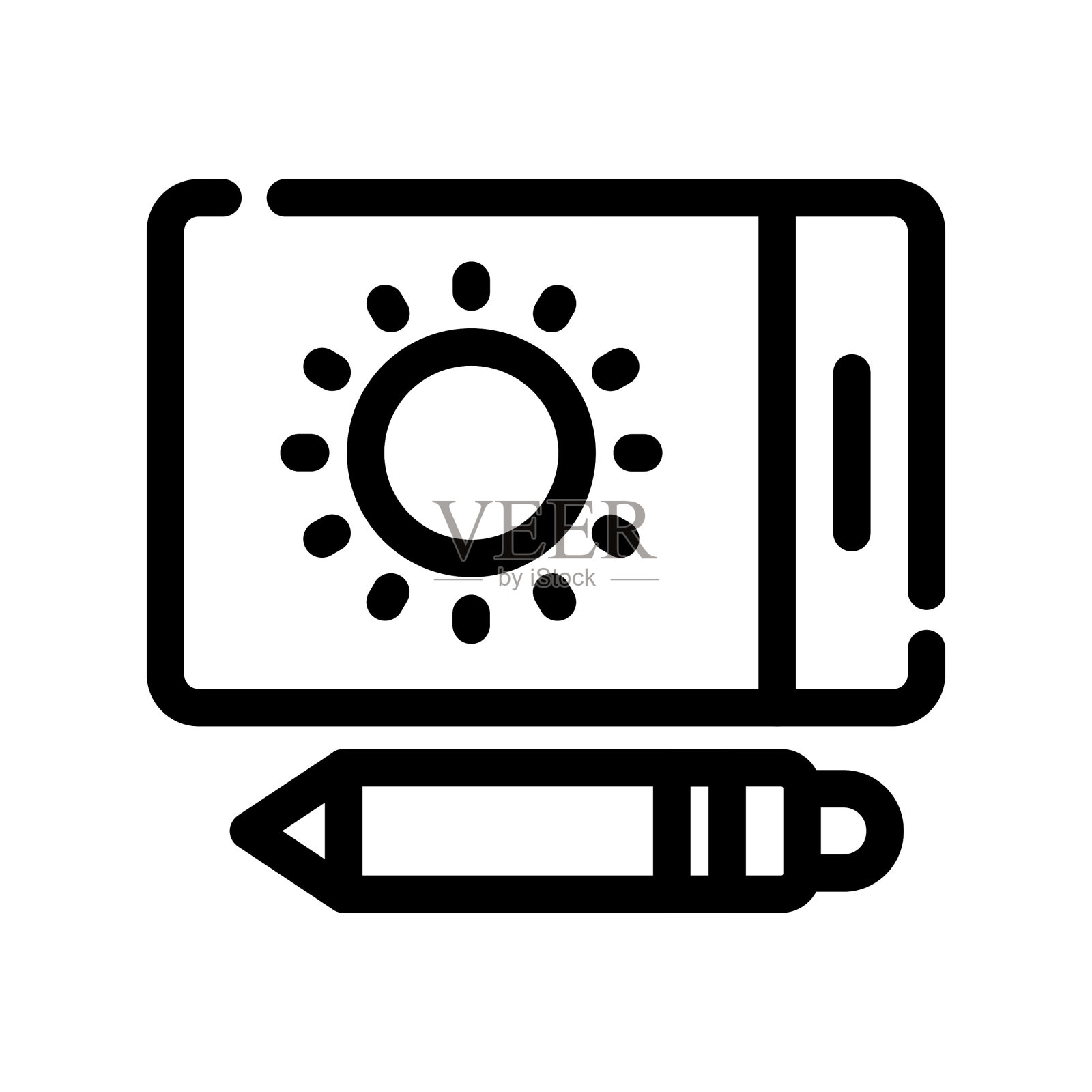 磁板图标插画图片素材