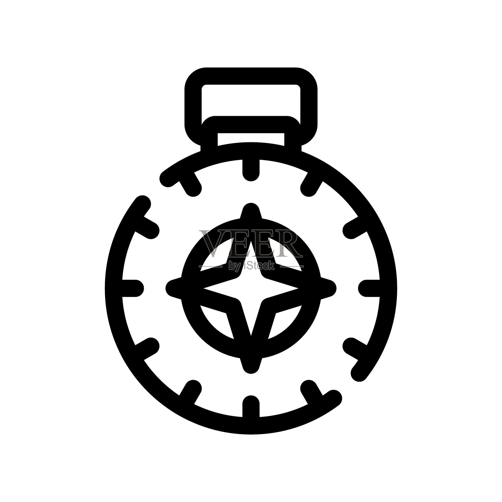 罗盘图标插画图片素材