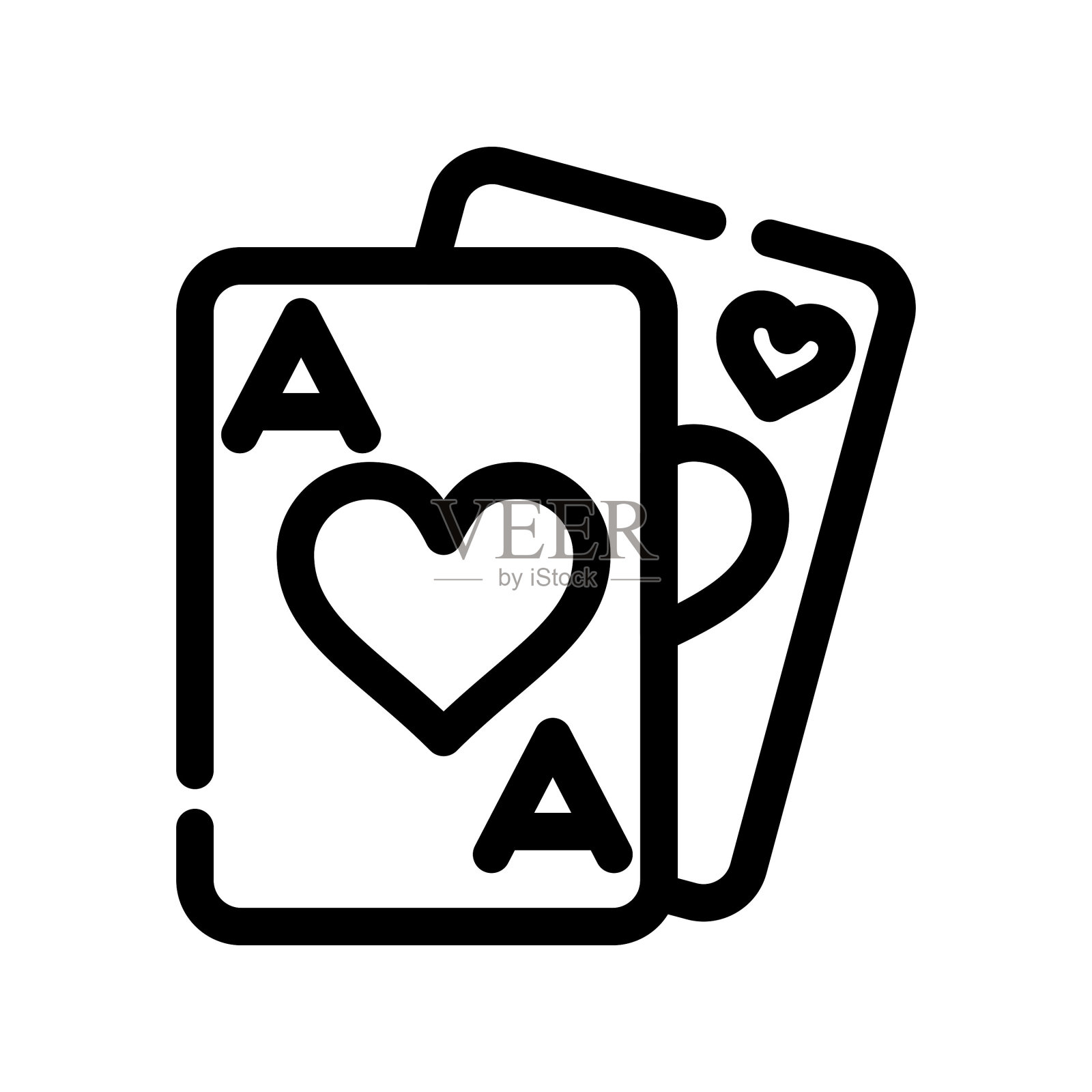 扑克牌图标插画图片素材