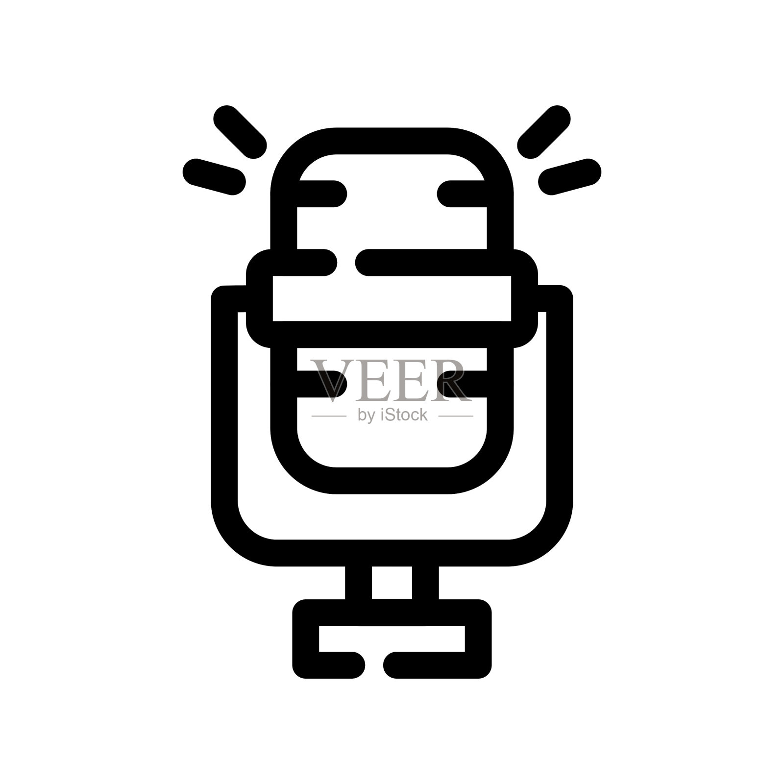 麦克风图标插画图片素材