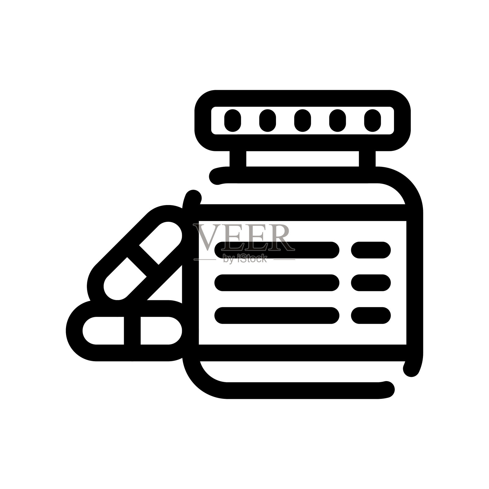 医学图标插画图片素材