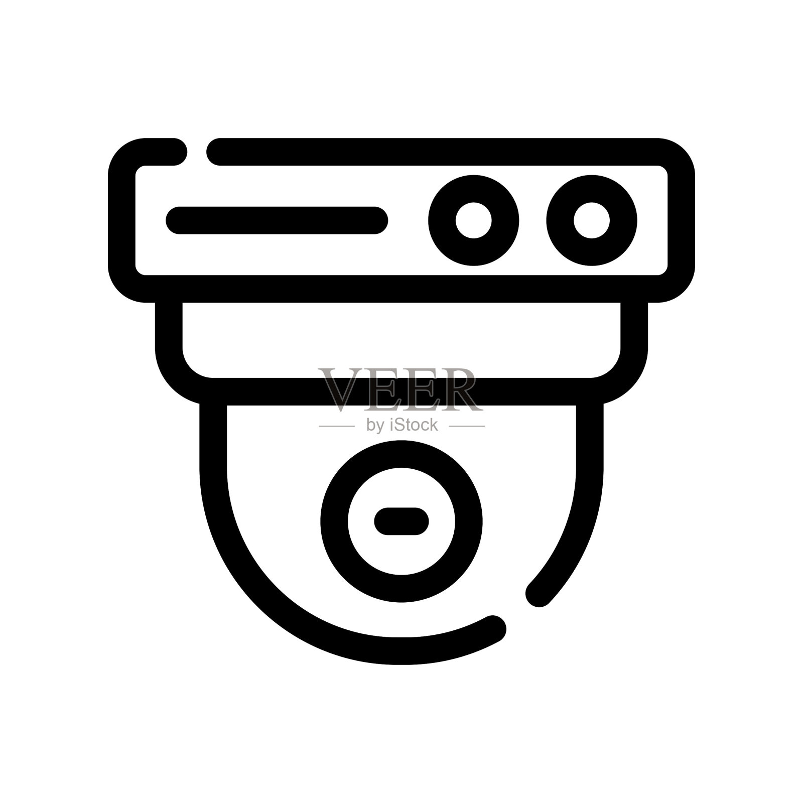 监控图标插画图片素材