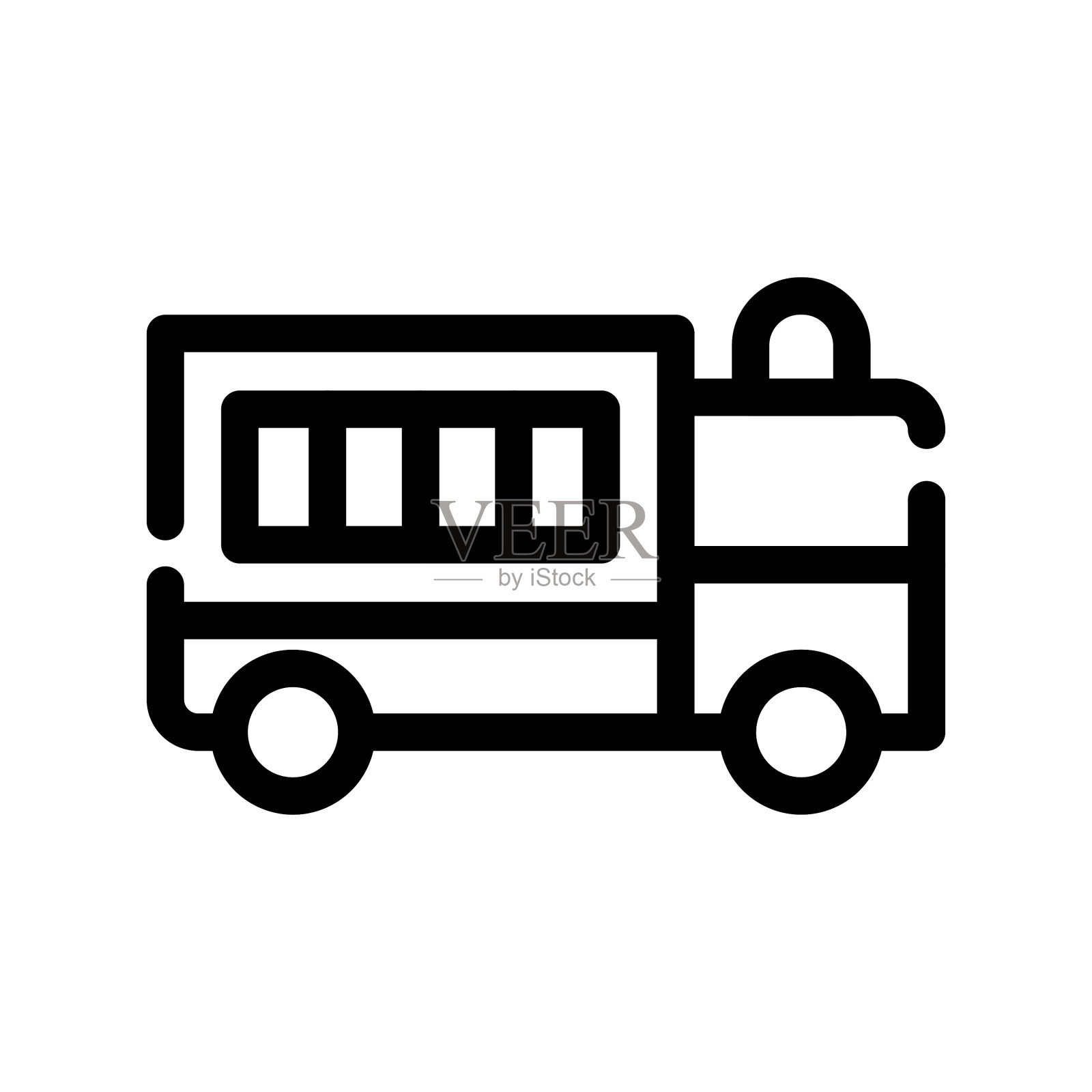 警车图标插画图片素材