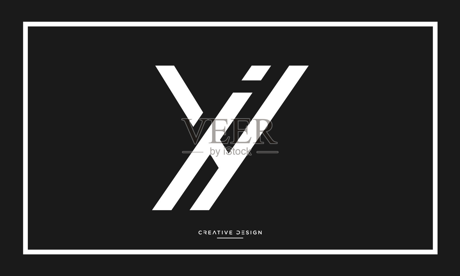 字母YI或y标志图标字母组合插画图片素材