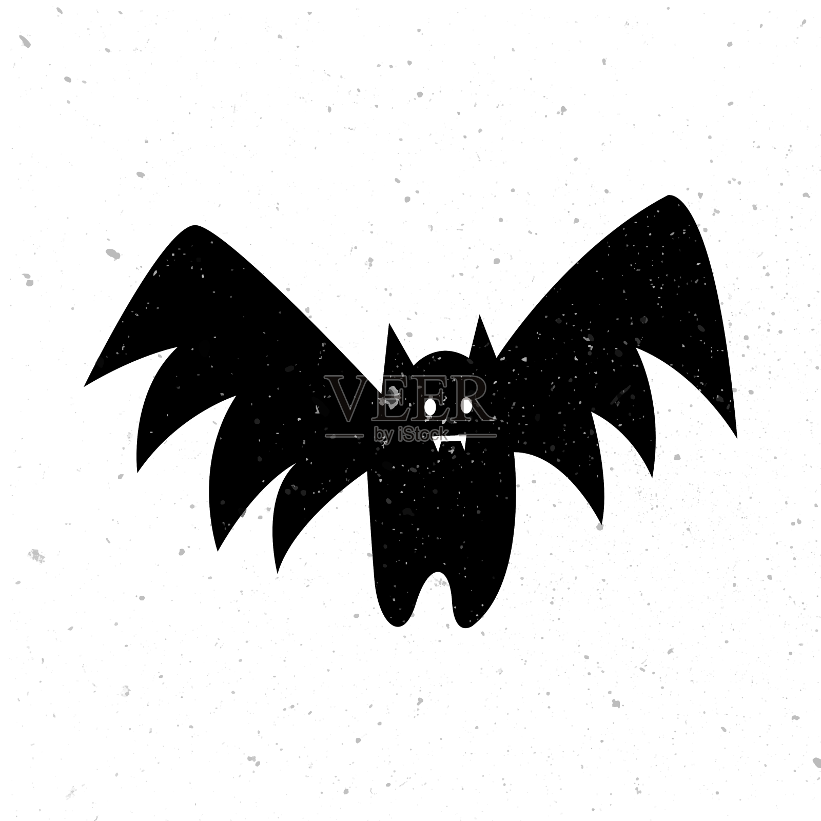 可爱的蝙蝠万圣节快乐设计元素图片