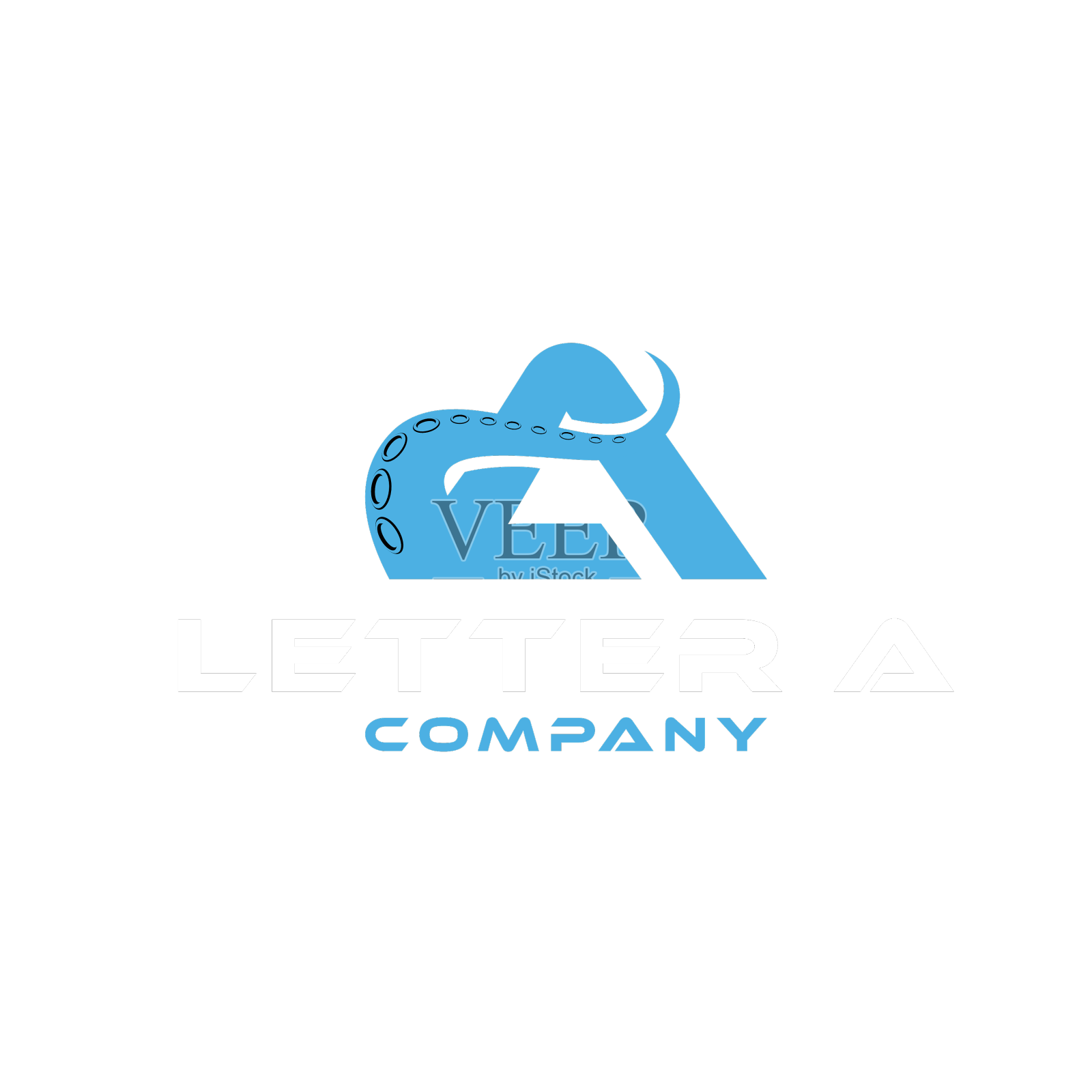 章鱼触手标志设计海怪符号设计元素图片