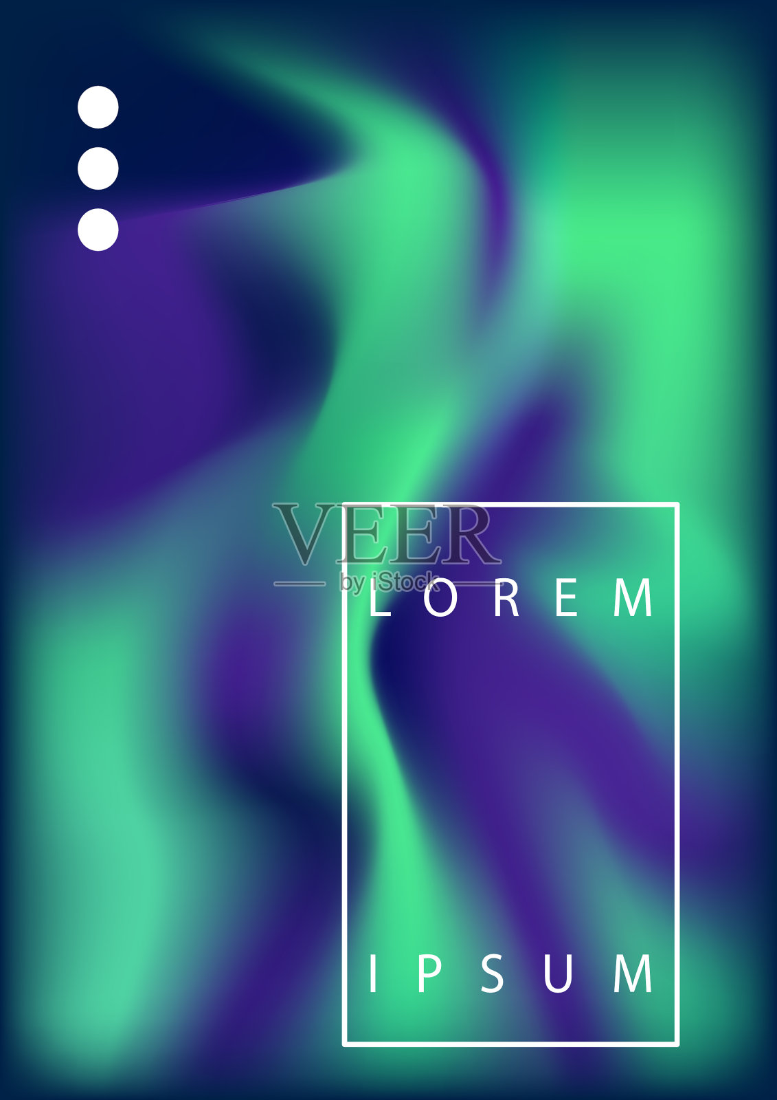 抽象迷迭香封面概念插画图片素材