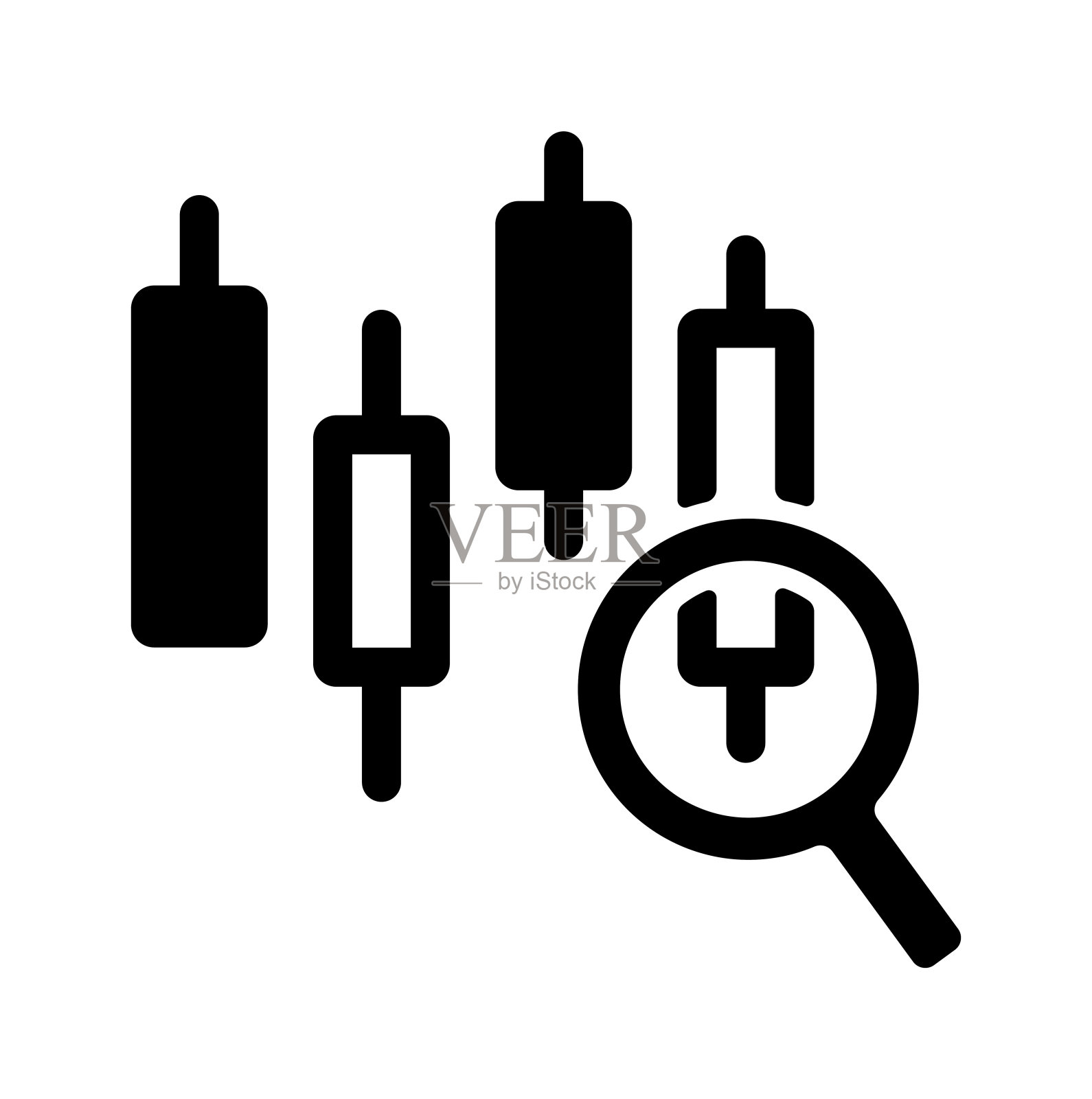 图表分析矢量图标插画图片素材