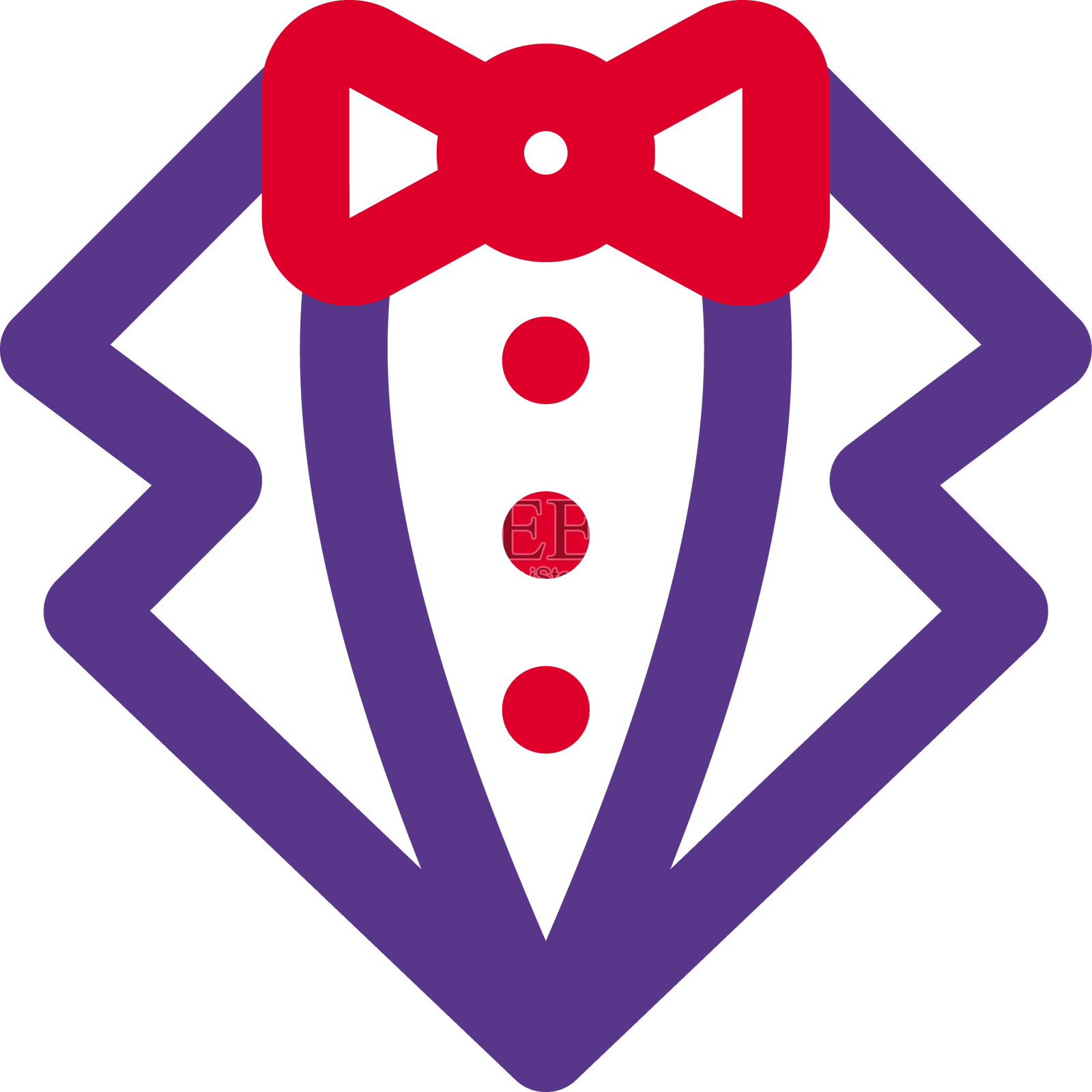 带领结的时髦男士西装设计元素图片