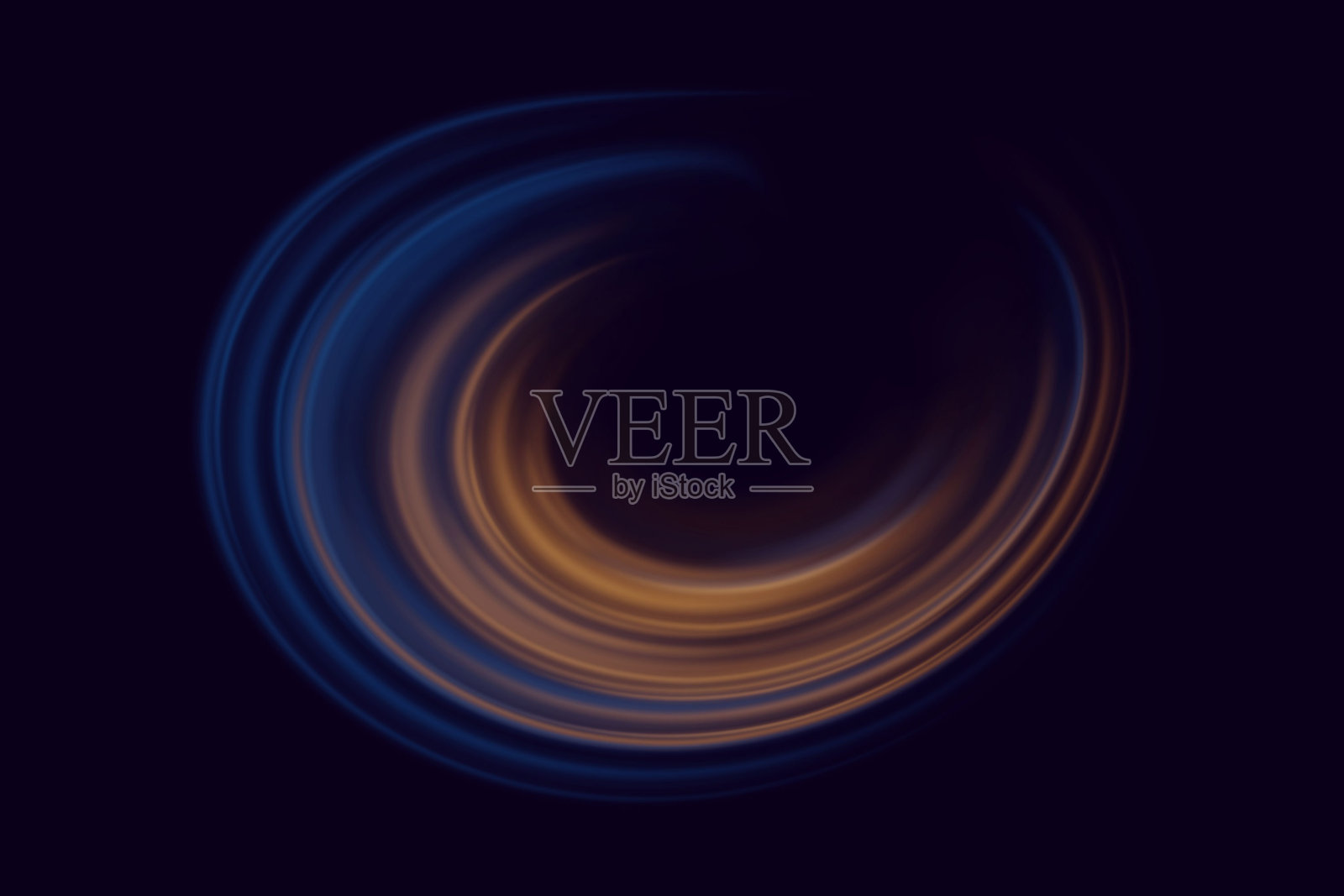 未来的霓虹灯线。高速光尾效应。动态速度运动技术。插画图片素材