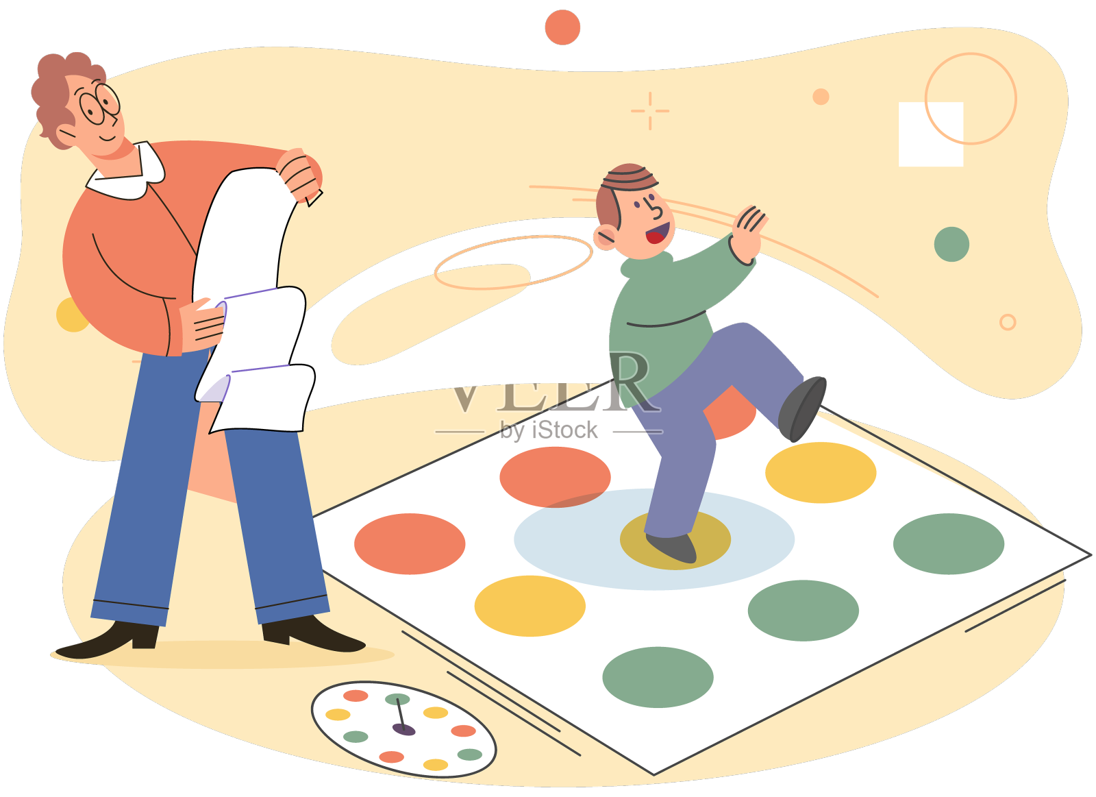 一起玩游戏的人一起创造游戏设计元素图片