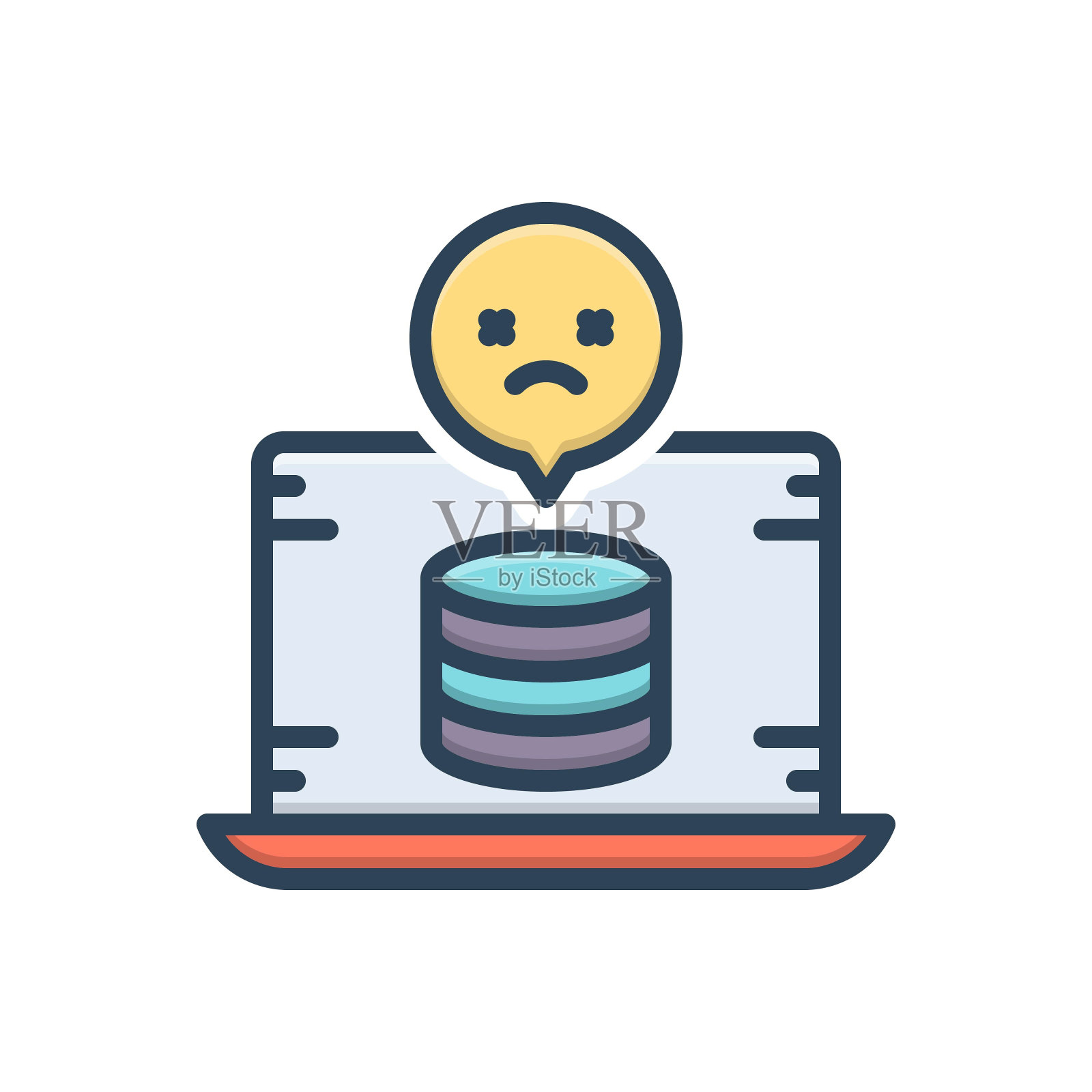 缺失的数据插画图片素材