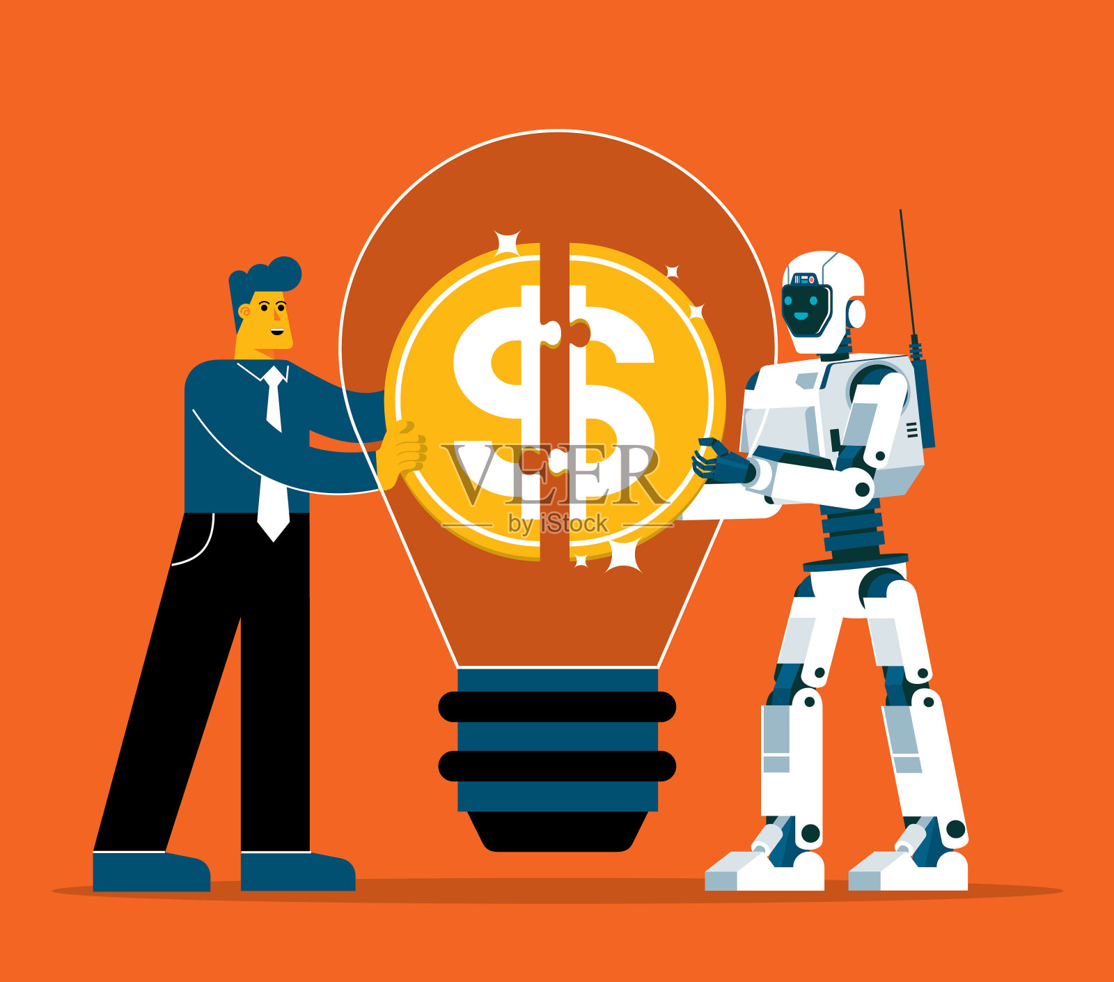 资金难题插画图片素材