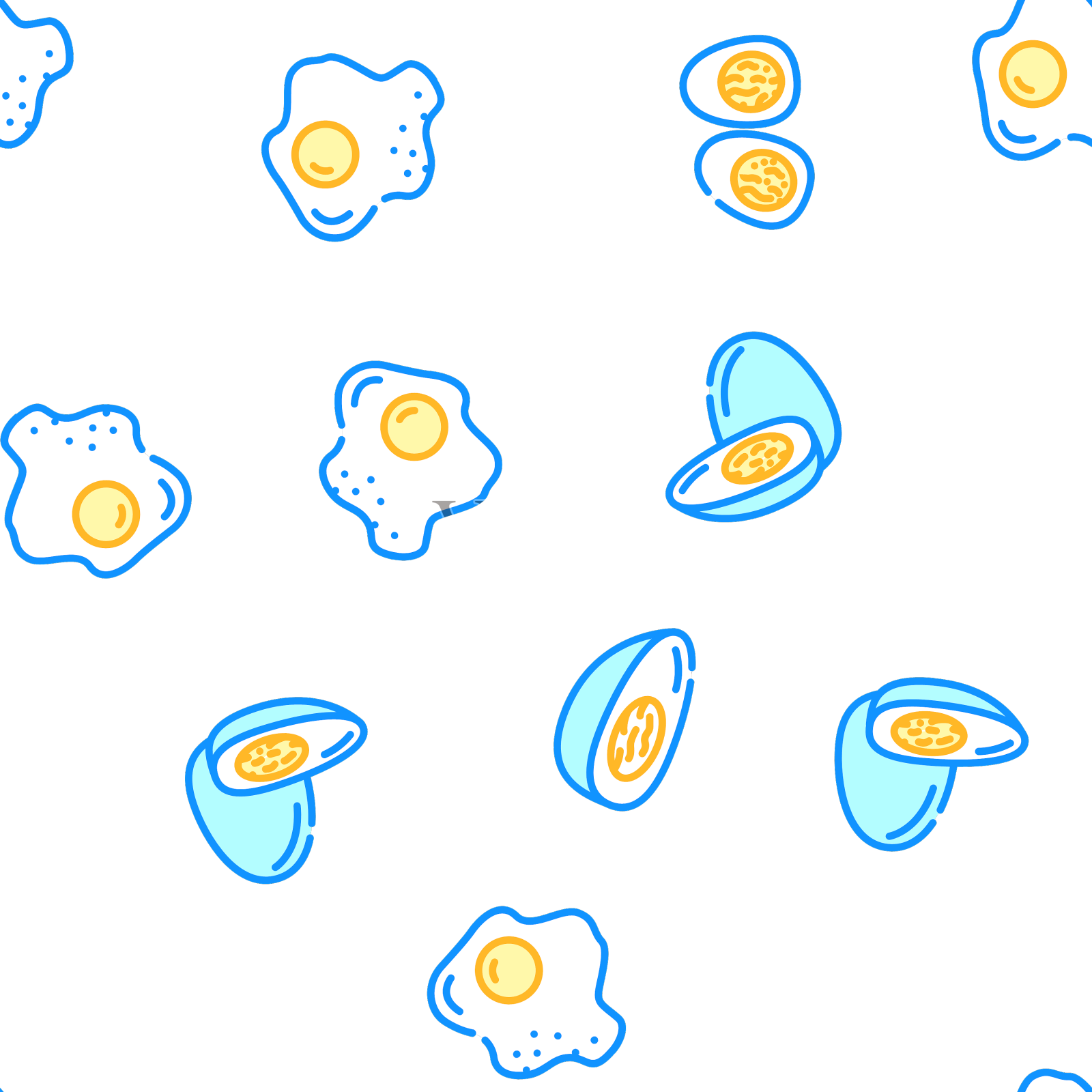 蛋类食品健康新鲜无缝格局设计元素图片