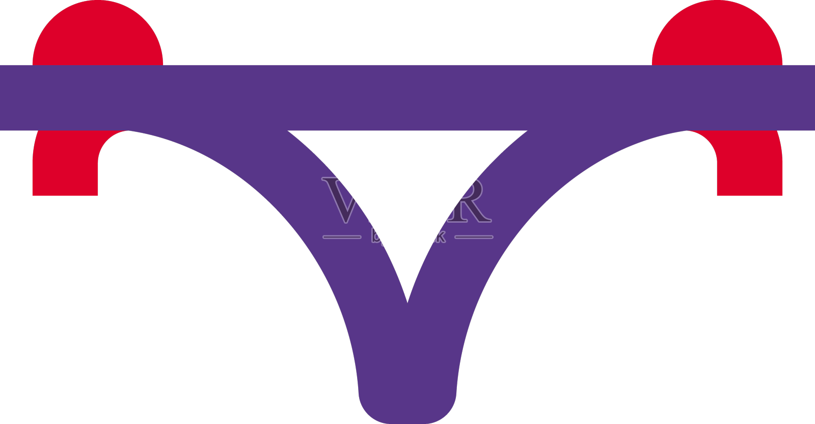 侧束式简约女性内衣设计元素图片