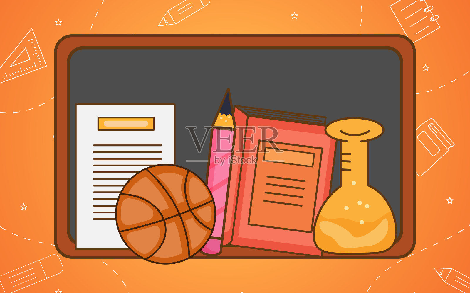 学校项目收集矢量图形插画图片素材