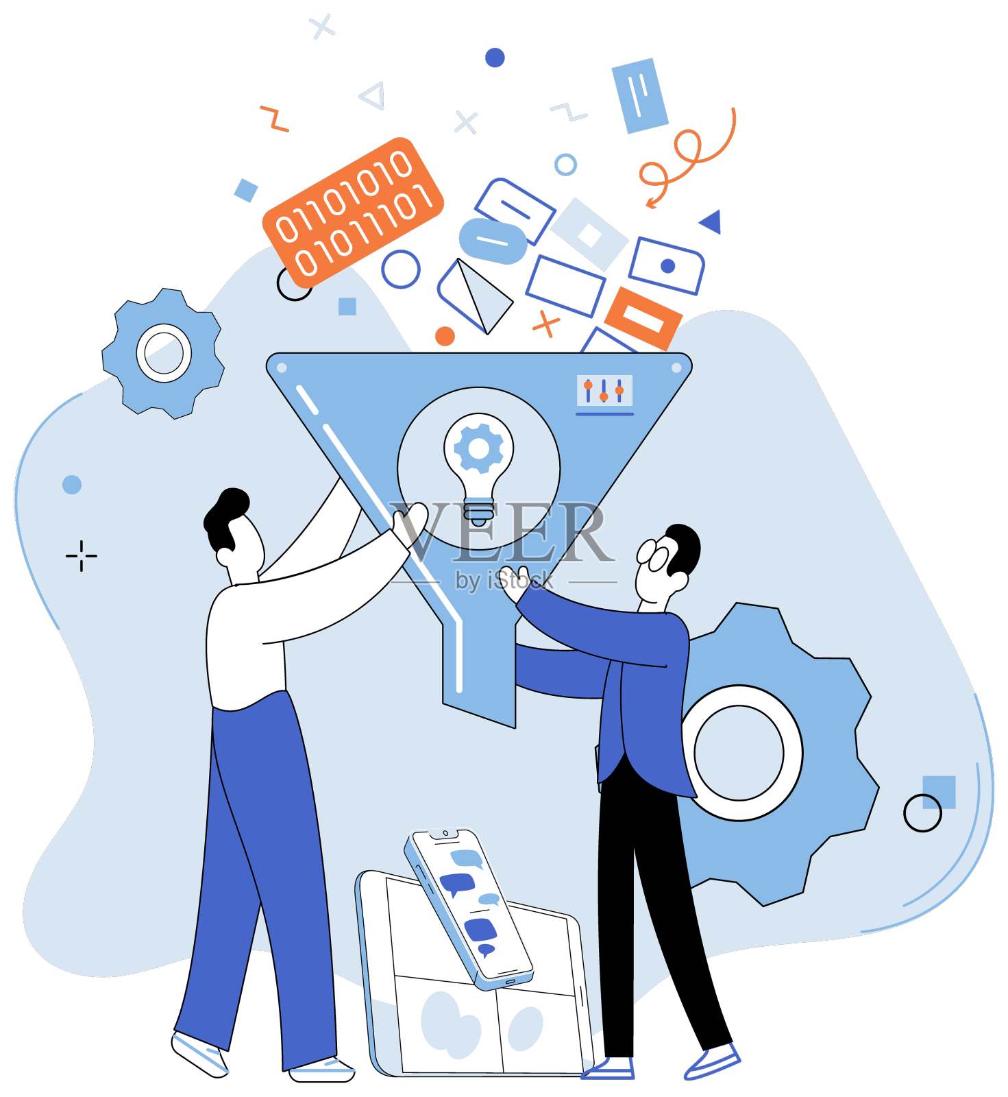 网络视频会议设计元素图片