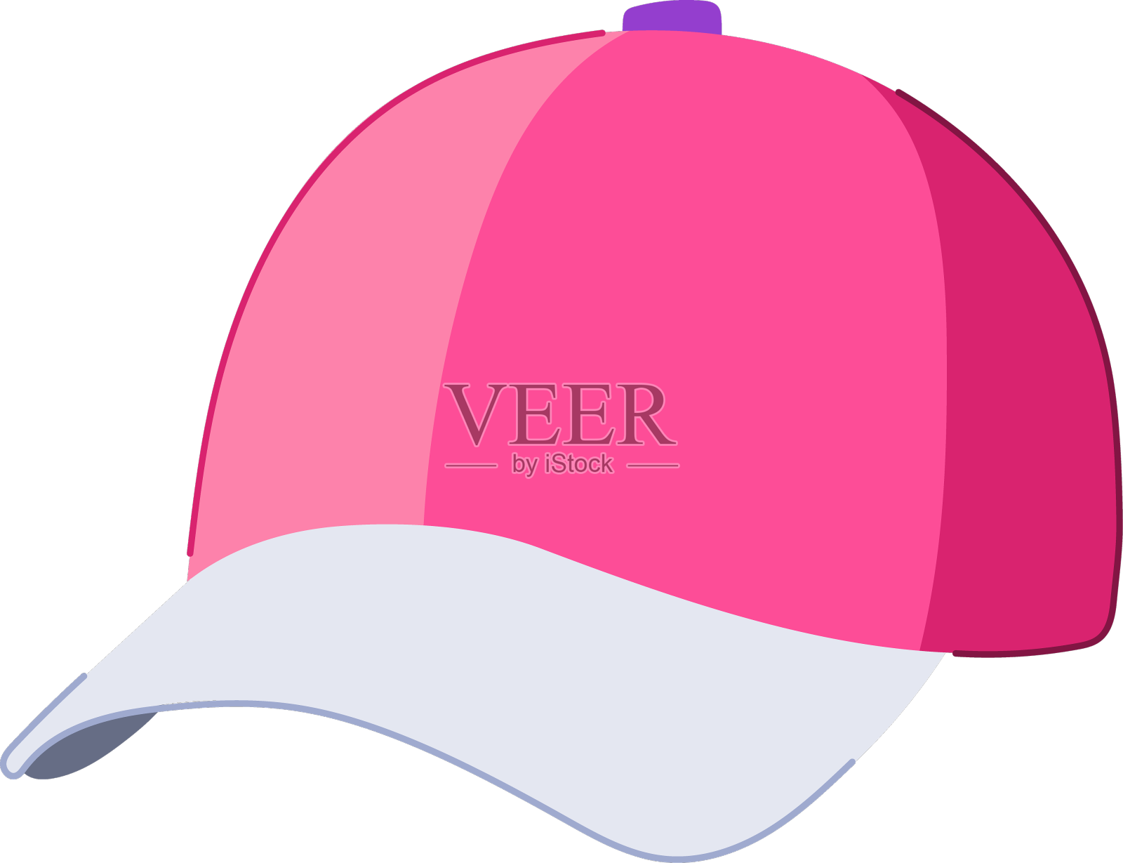 物体棒球帽卡通设计元素图片