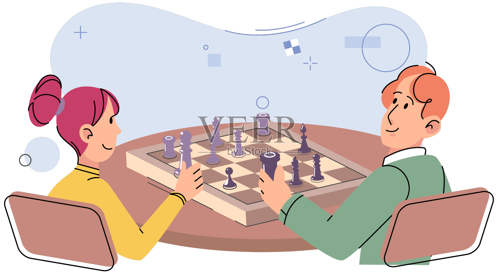 游戏期间一起欢笑和兴奋设计元素图片