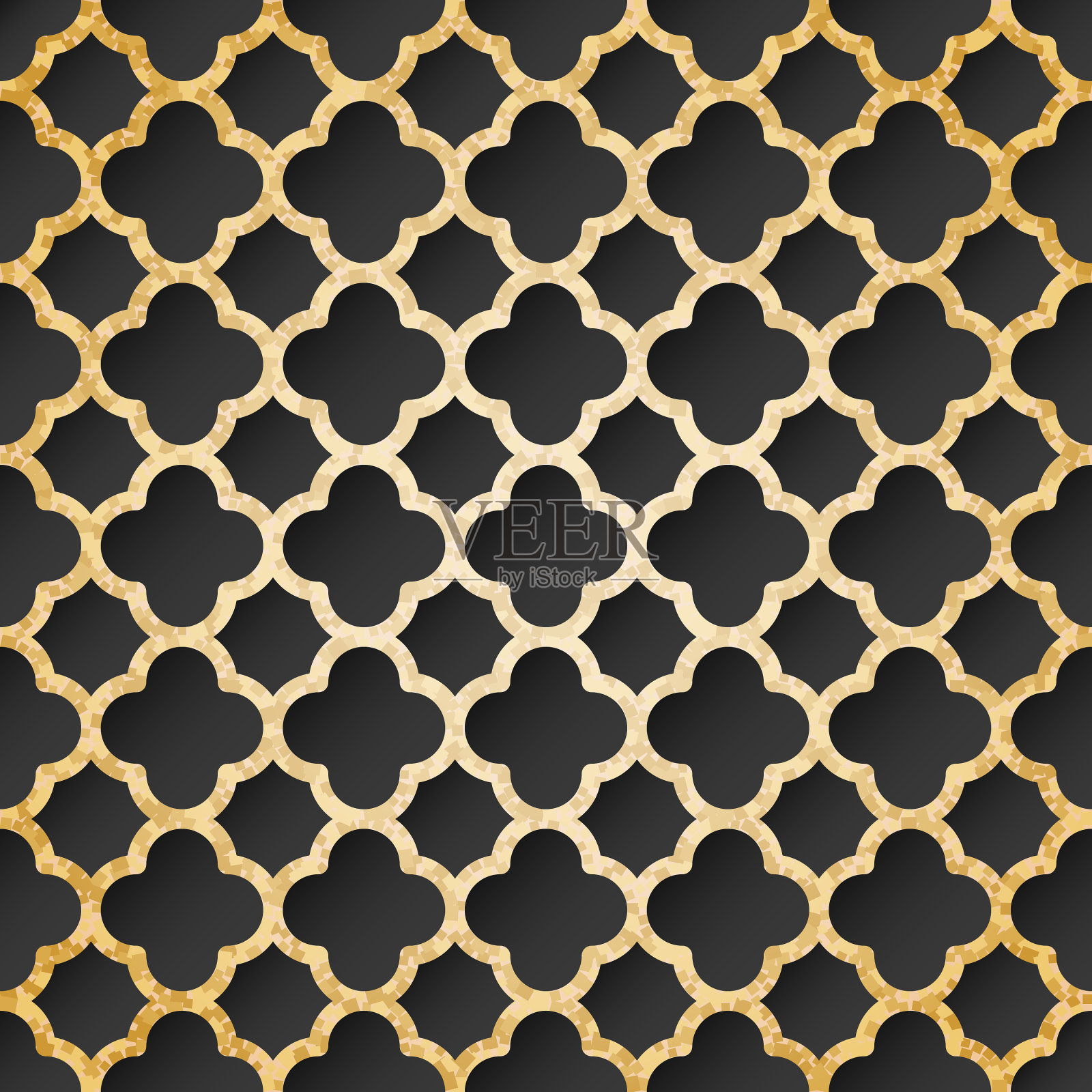 东方风格的图案插画图片素材