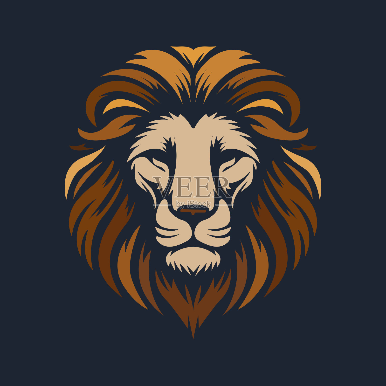 狮子的。向量。标志、徽章、图标、标志插画图片素材