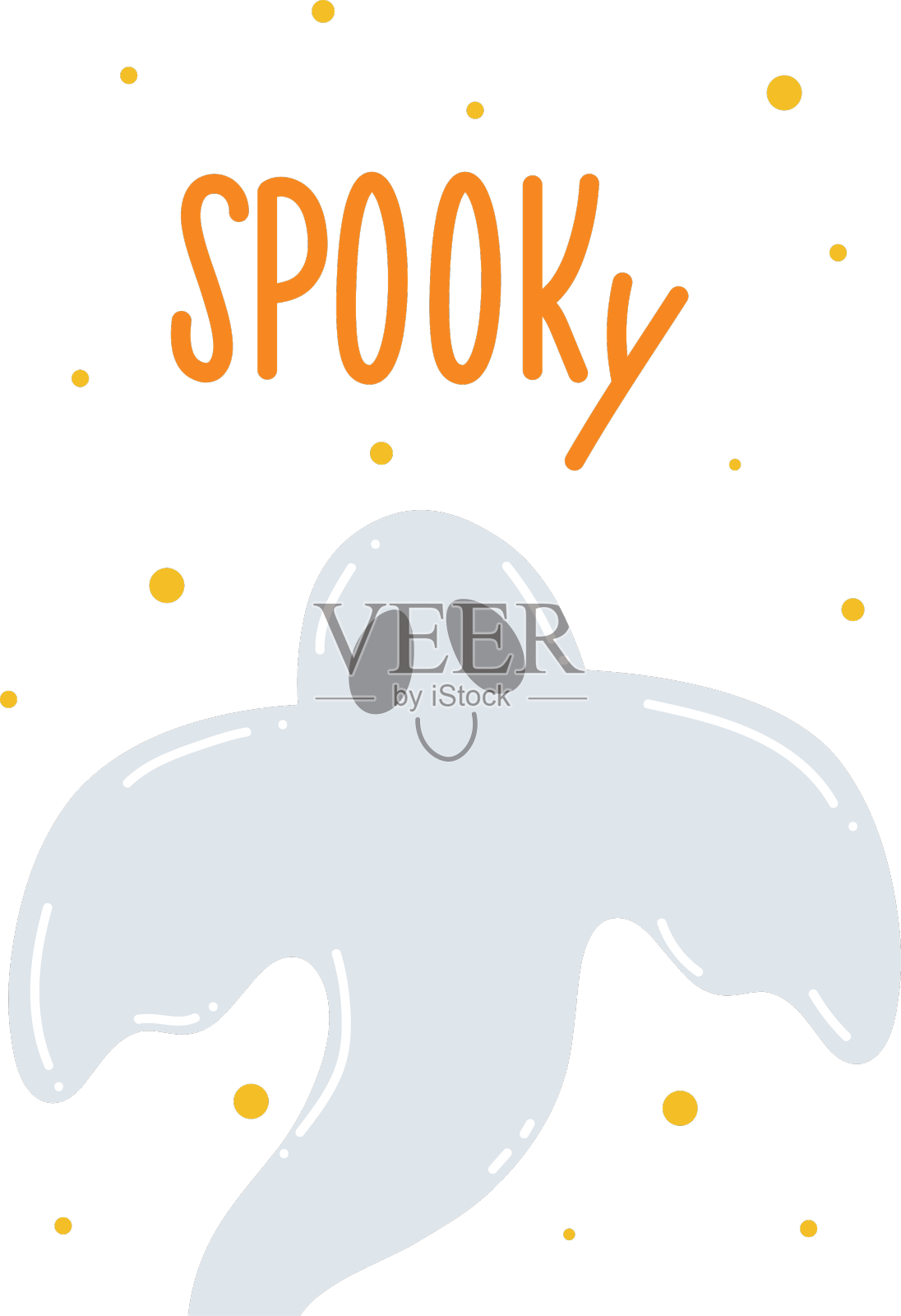 派对万圣节明信片给孩子们万圣节快乐设计元素图片