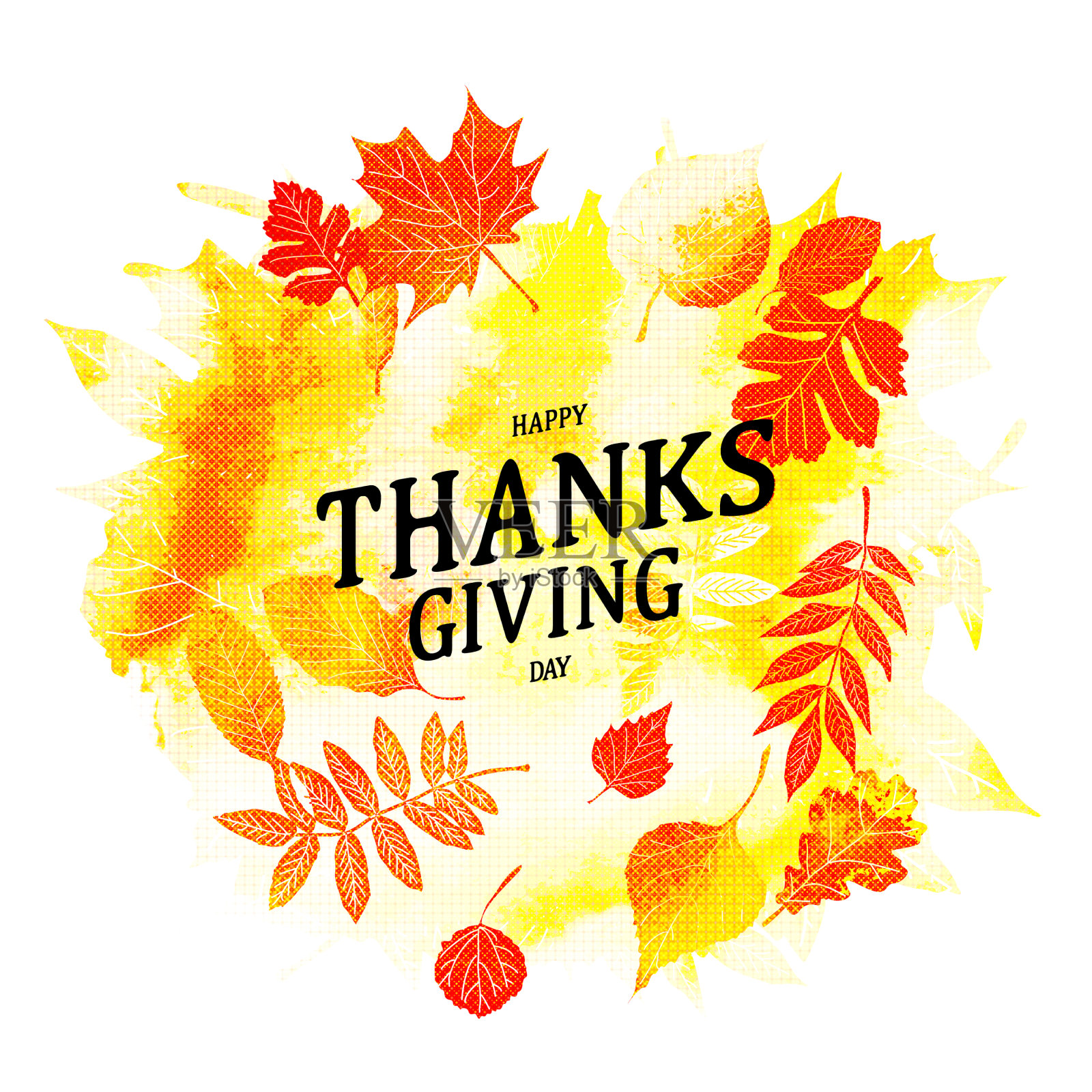 感恩节横幅插画图片素材