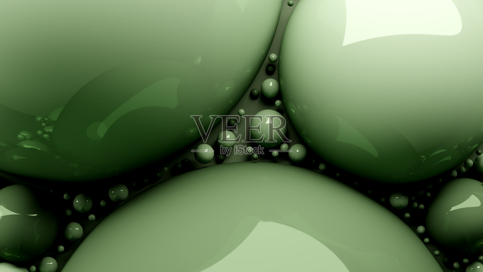 绿色背景与圆形形状照片摄影图片