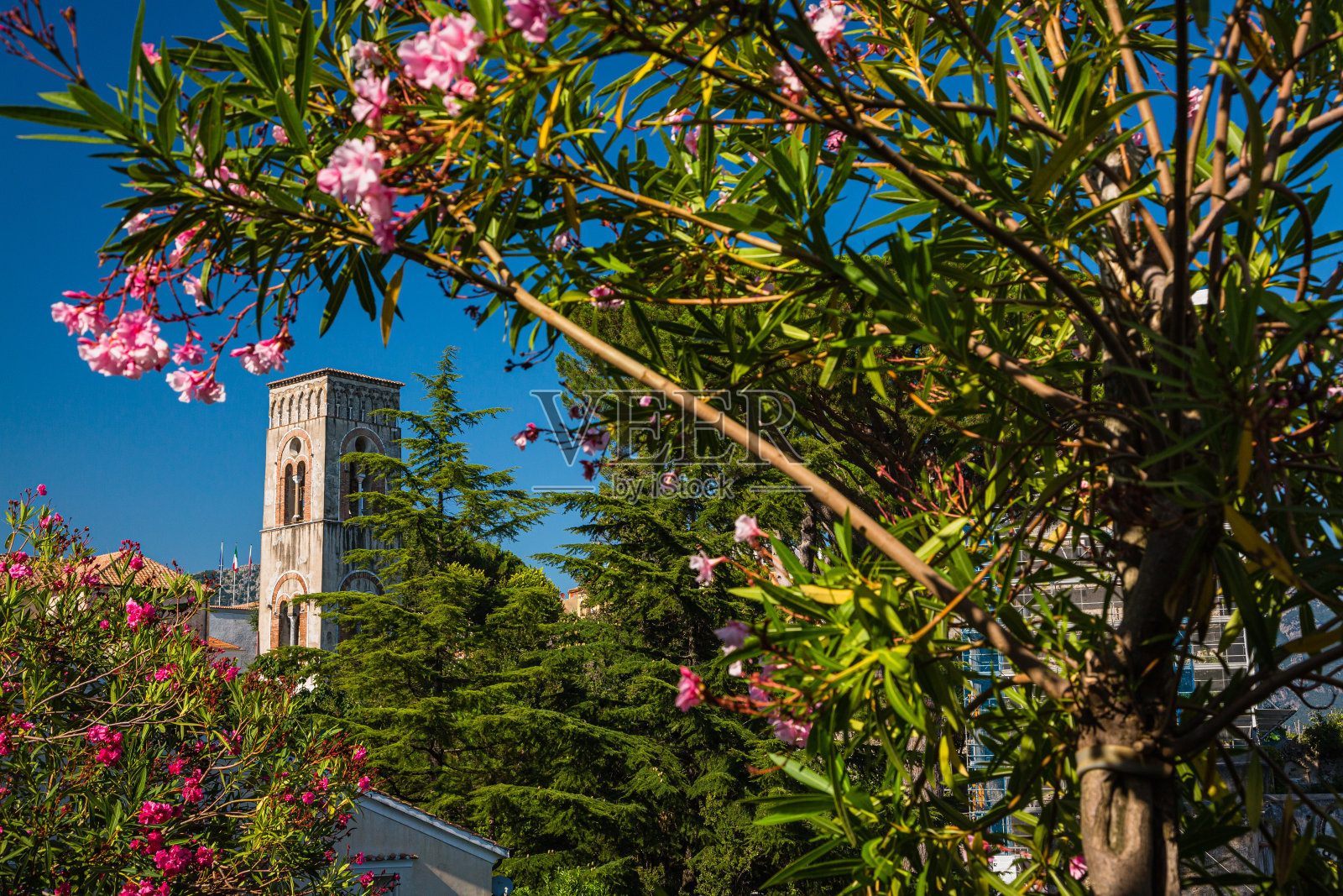意大利阿马尔菲海岸的拉维罗修道院照片摄影图片