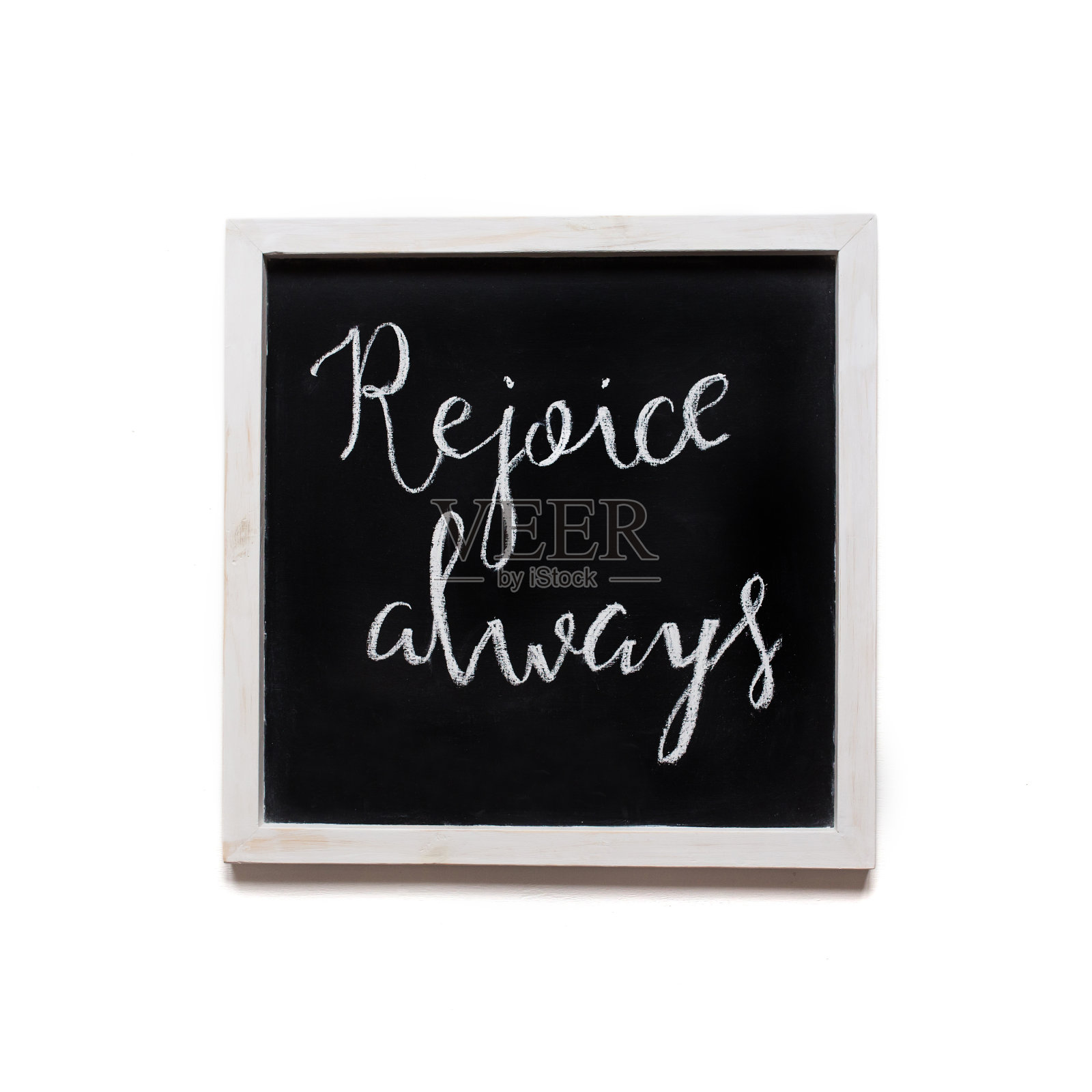 上面写着“永远快乐”。平躺，俯视图照片摄影图片