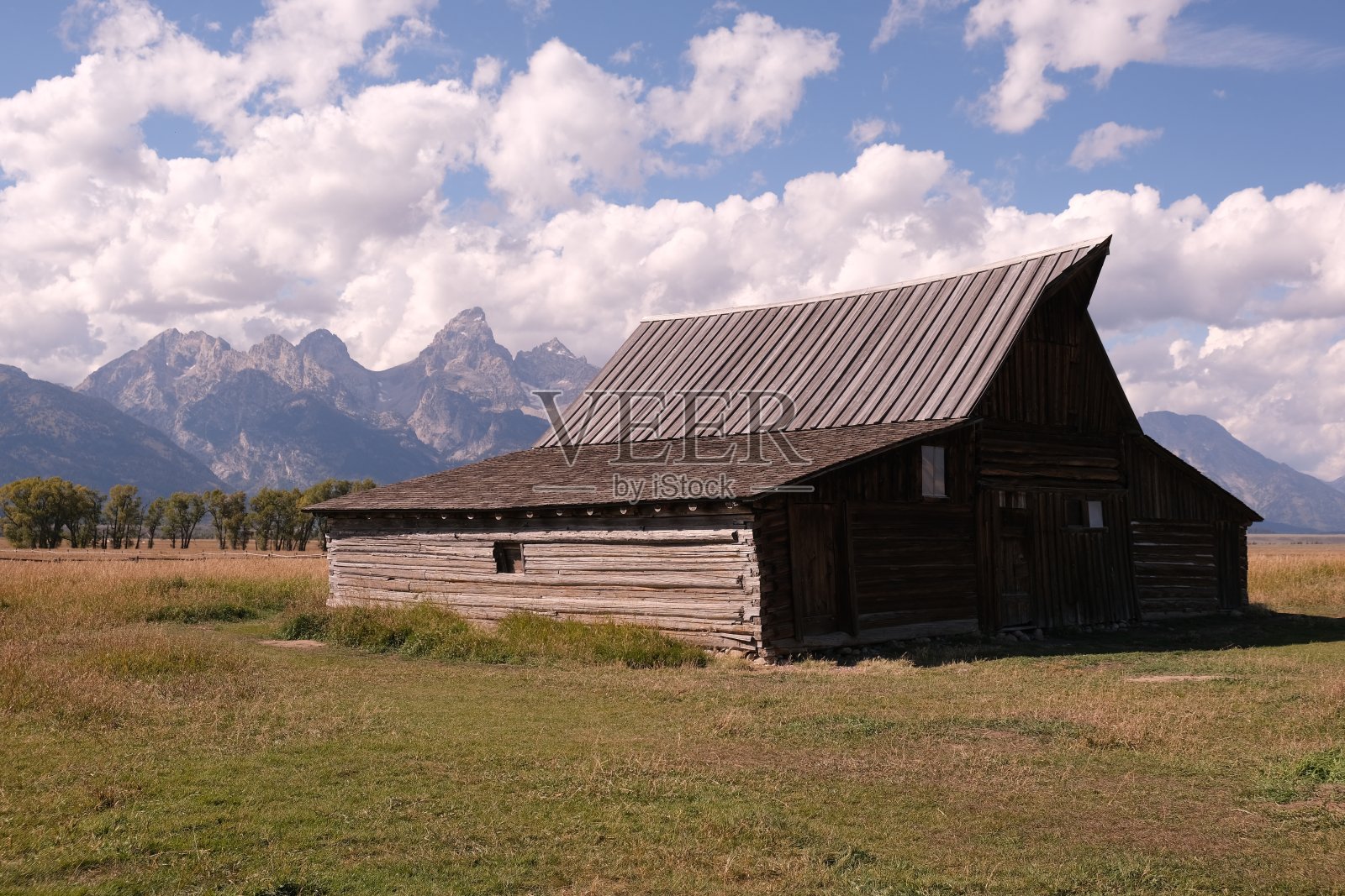 大提顿国家公园历史悠久的摩门教街照片摄影图片