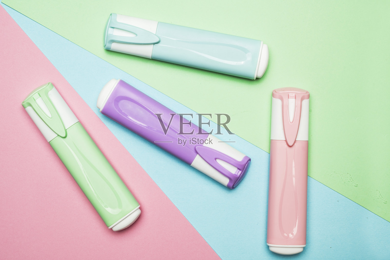 彩色记号笔照片摄影图片