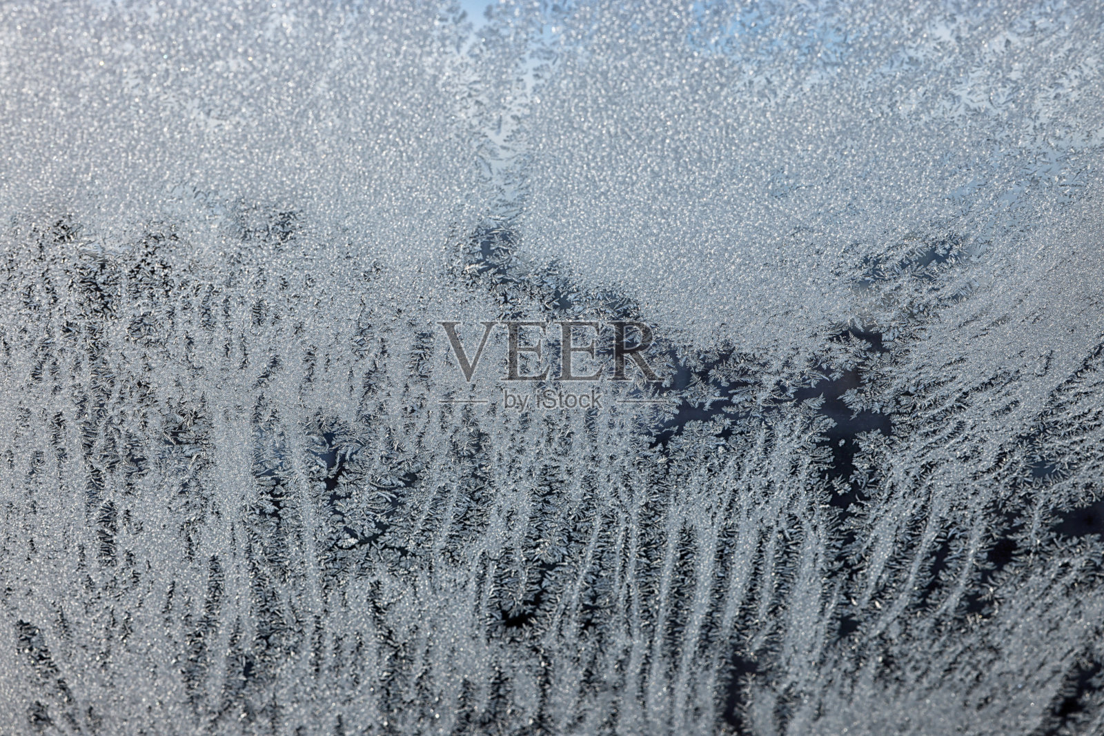 美丽的霜窗作为背景，特写。冬天的早晨照片摄影图片