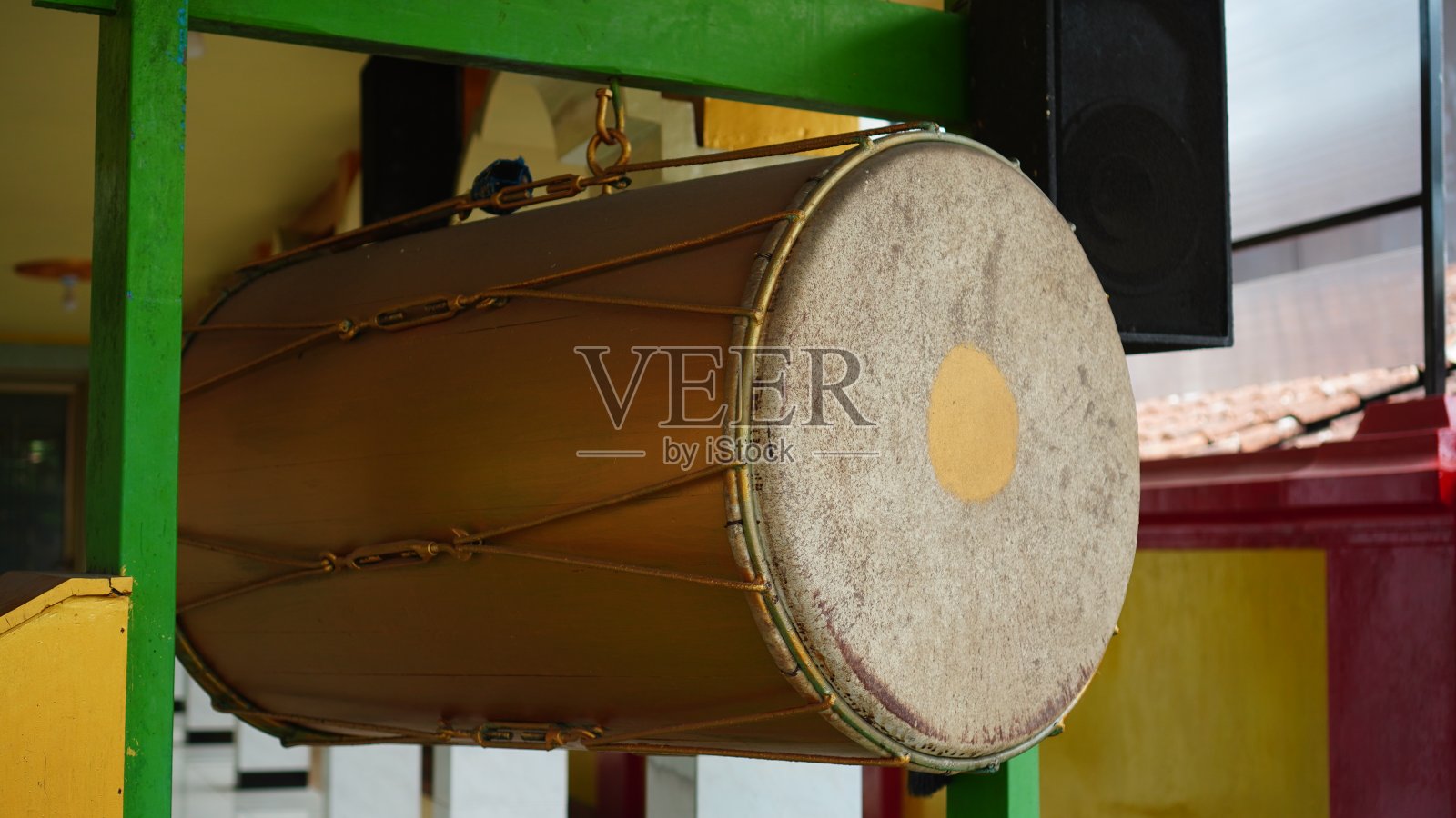 传统挂鼓照片摄影图片