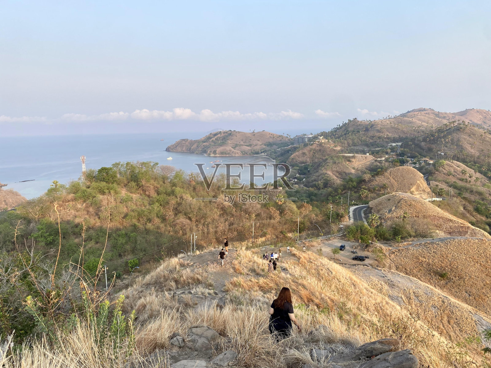 美丽的西尔维娅山，纳闽巴霍，印度尼西亚照片摄影图片