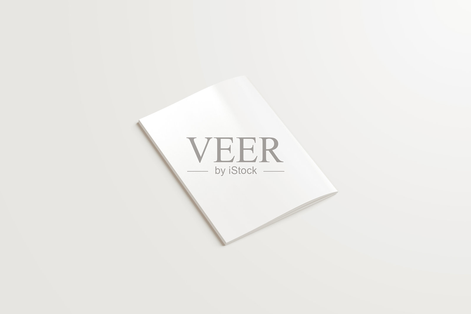 垂直A4宣传册模型3D渲染照片摄影图片