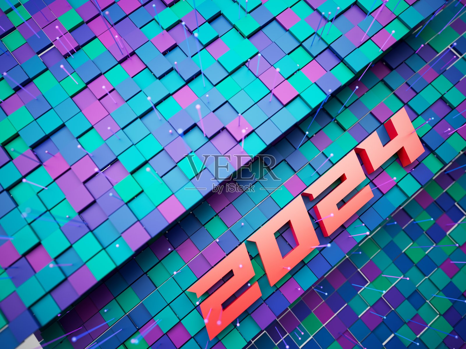 春节联欢会，平面抽象设计。庆祝几何。快乐装修理念照片摄影图片